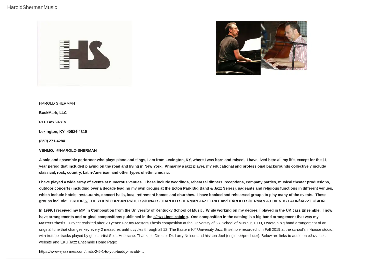 Screenshot of buckmarkllc.com