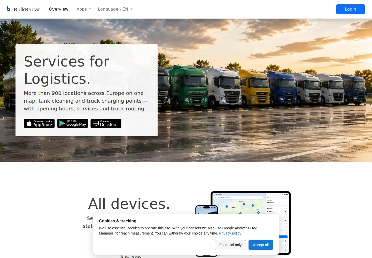 Screenshot of bulkradar.com
