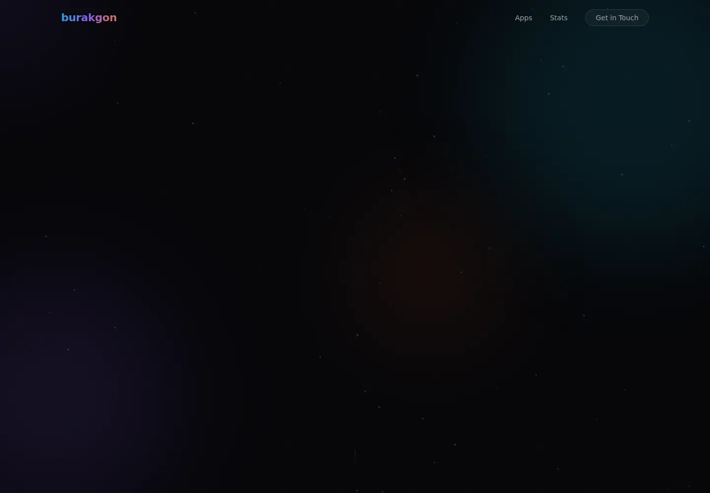 Screenshot of burakgon.com
