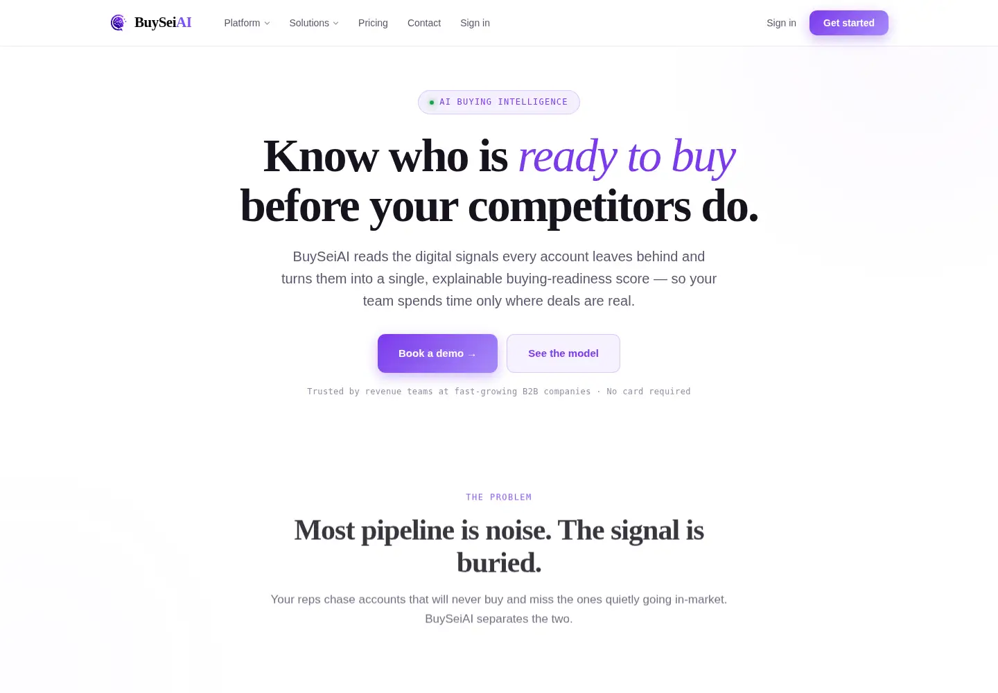 Screenshot of buysei.com