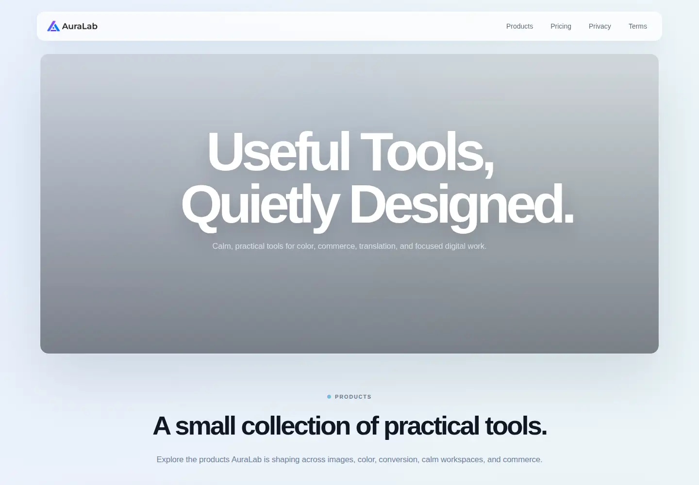 Captured homepage of byauralab.com in the current scan