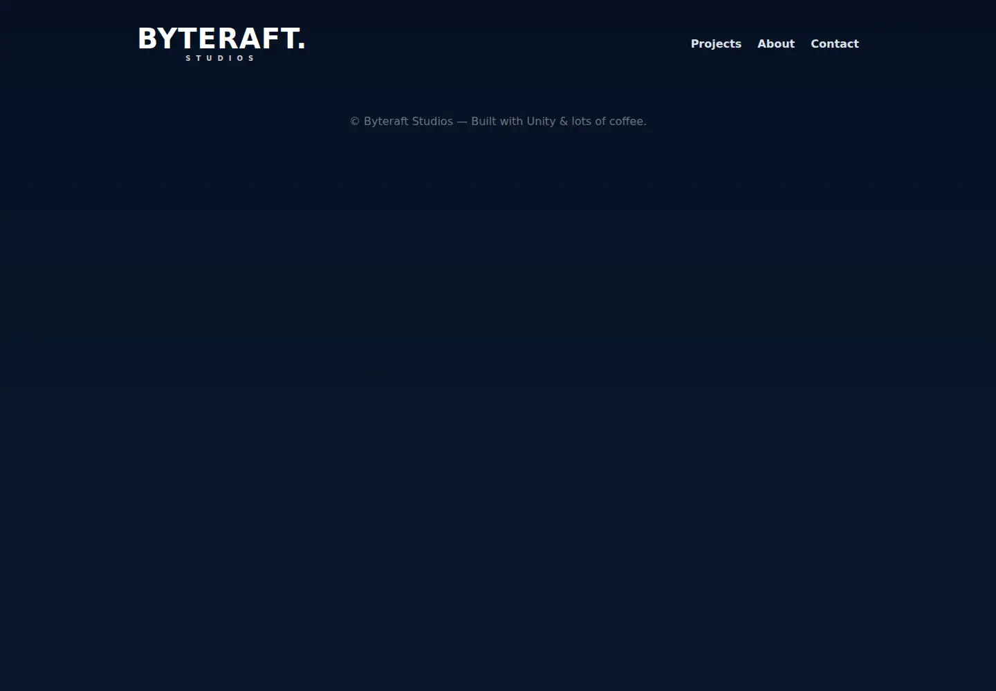 Screenshot of byteraft.com
