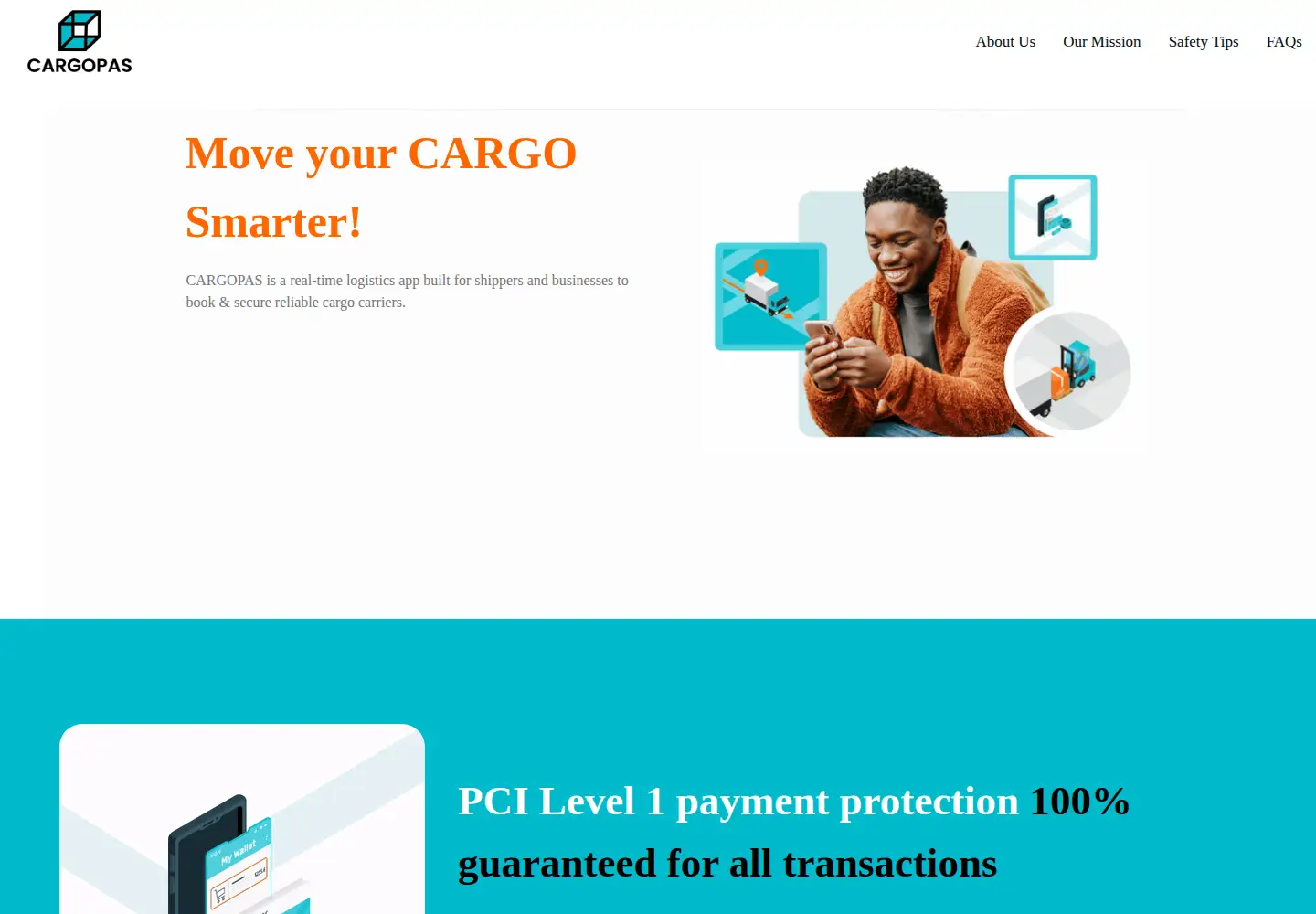 Screenshot of cargopas.com