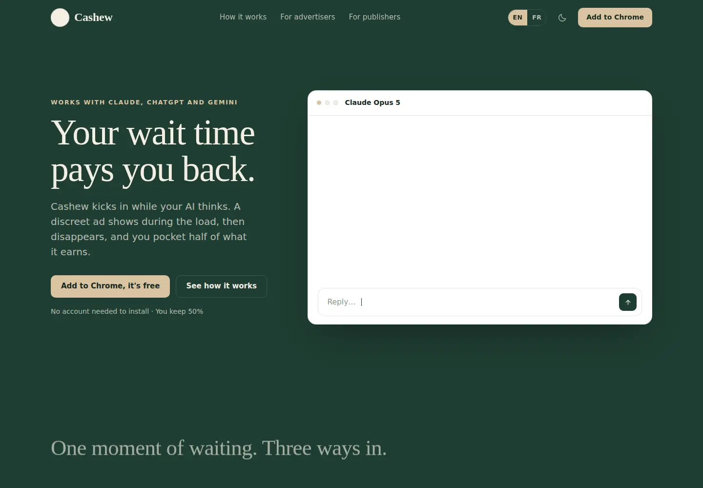 Screenshot of cash-ew.com