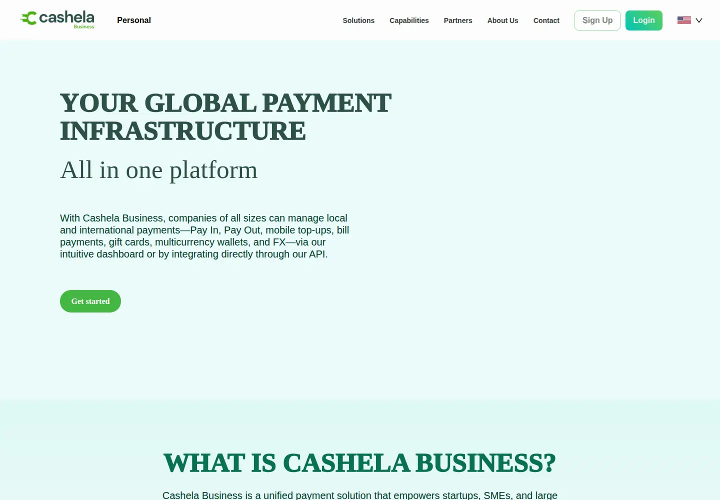 Screenshot of cashela.com