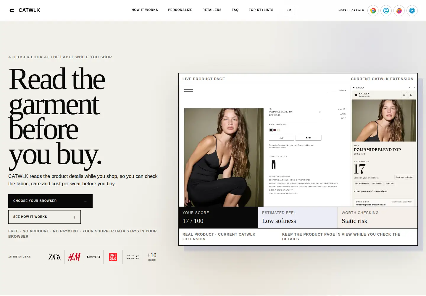 Screenshot of catwlk.com