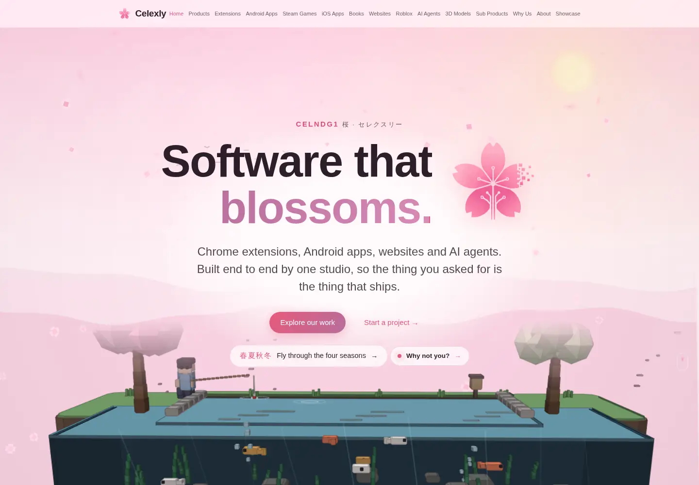 Captured homepage of celexly.com in the current scan