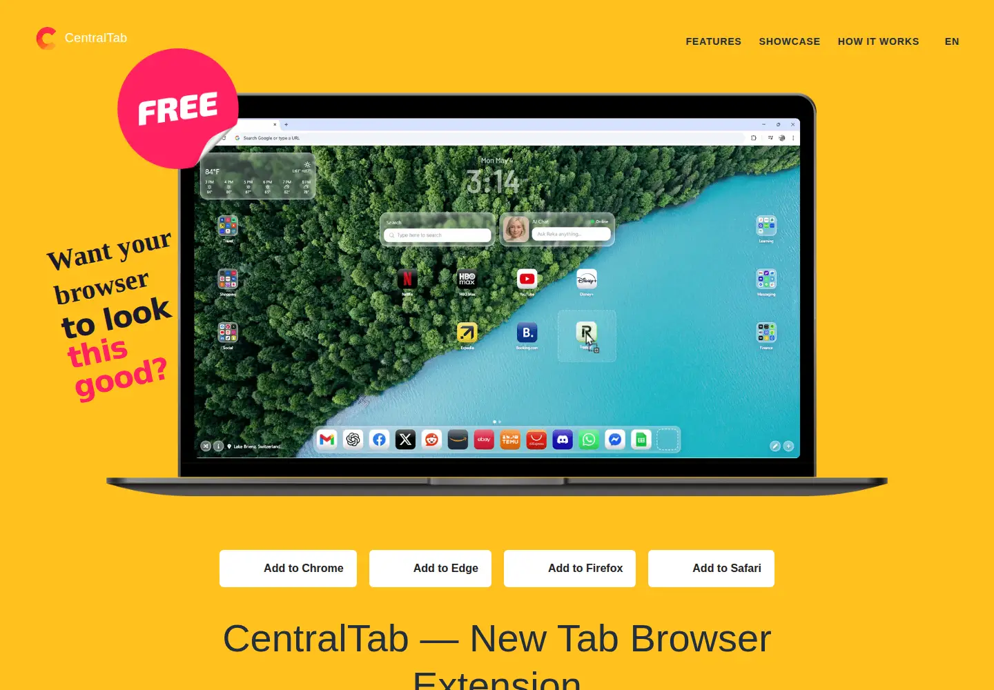 Captured homepage of centraltab.com in the current scan
