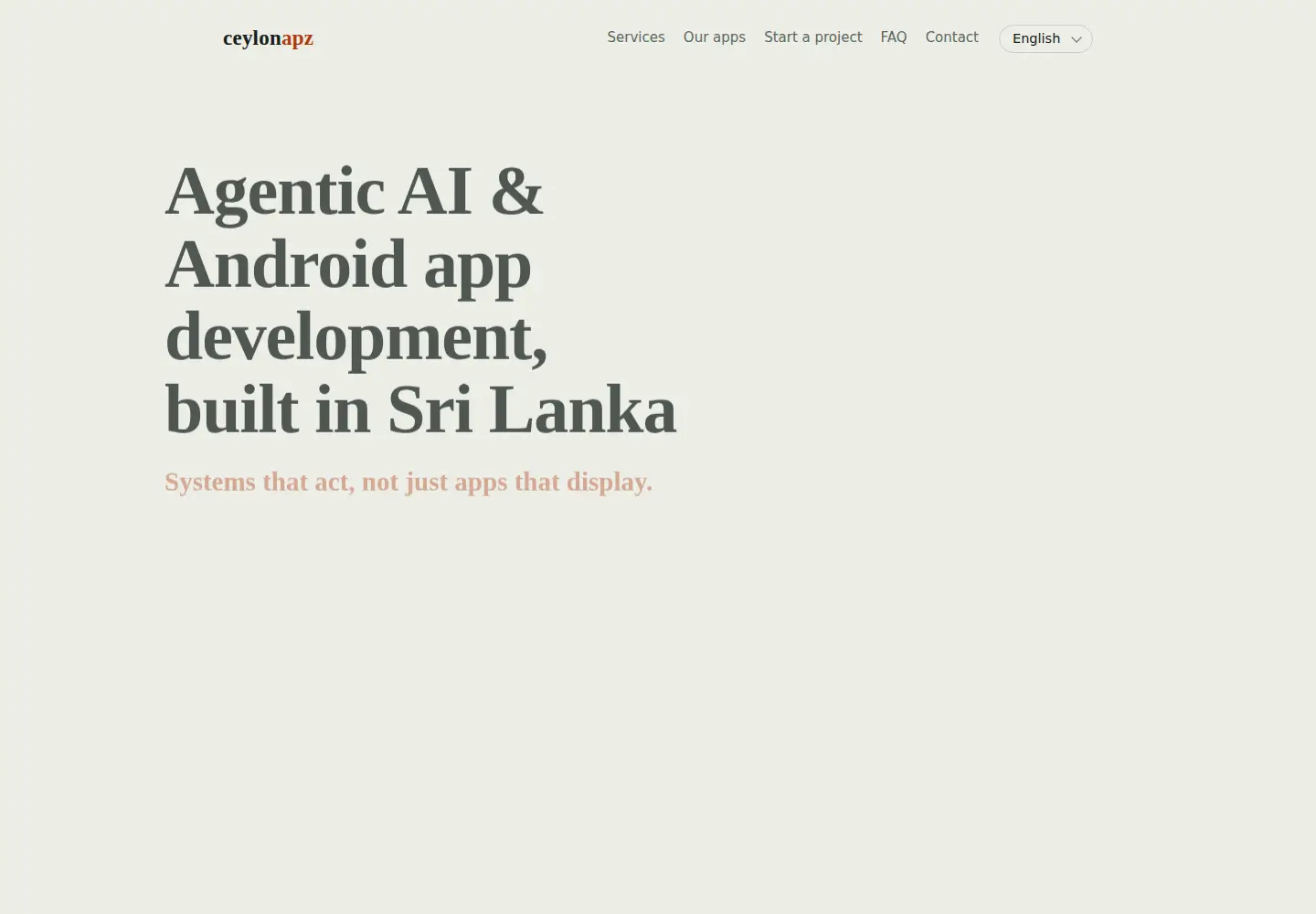 Screenshot of ceylonapz.com