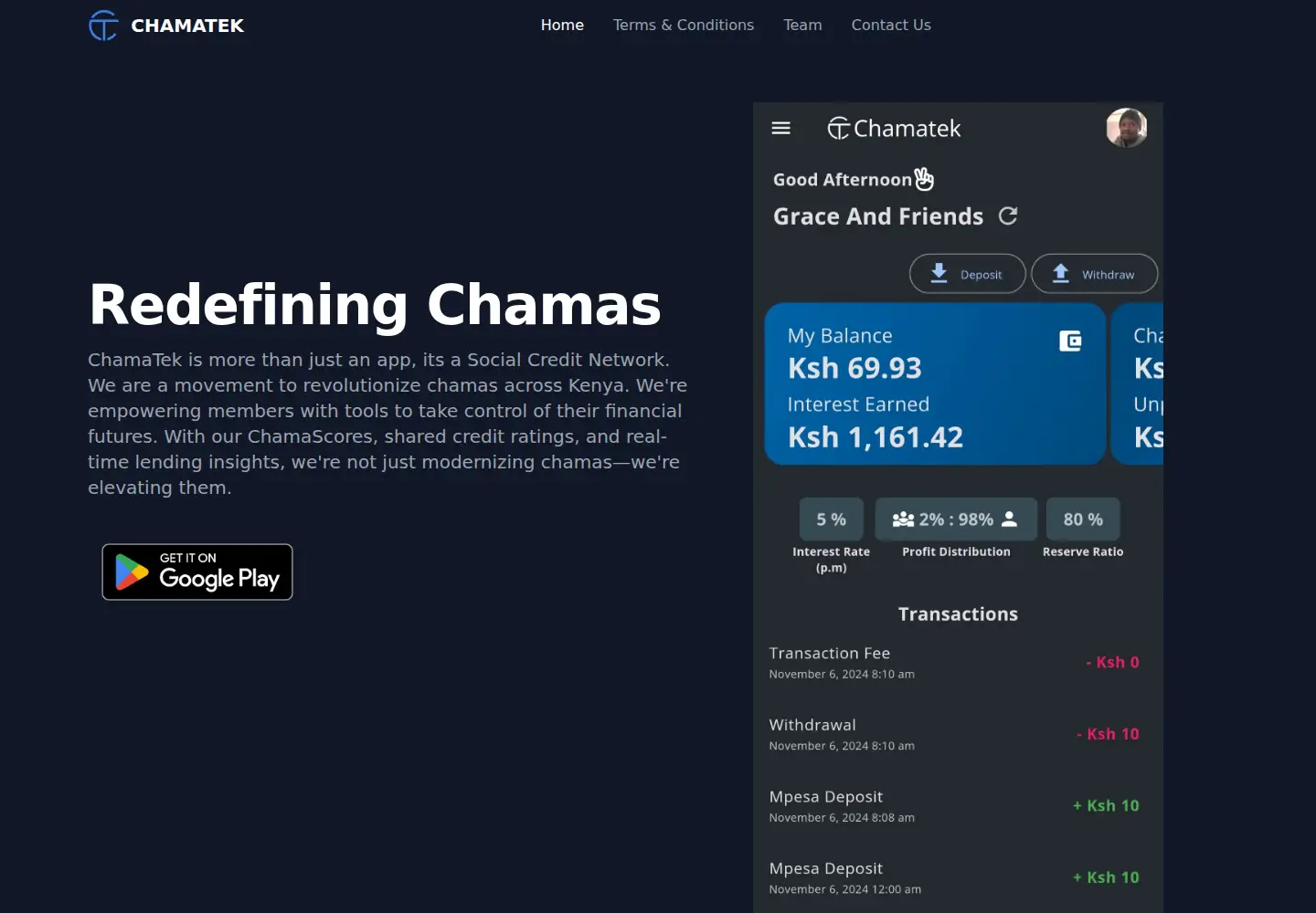 Captured homepage of chamatek.com in the current scan