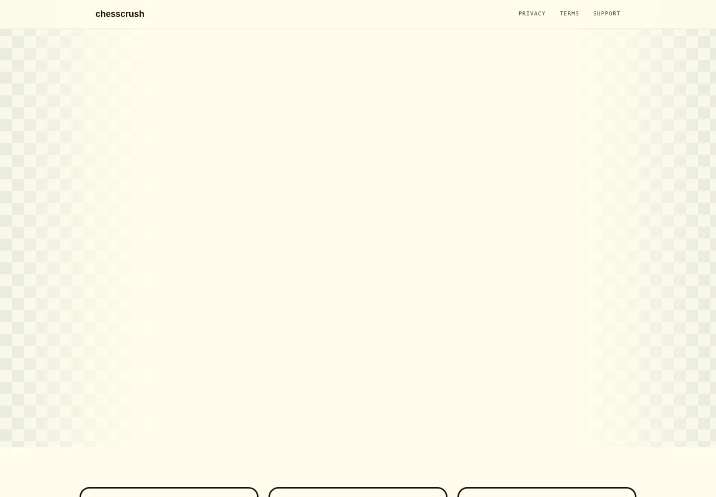 Screenshot of chesscrush.com