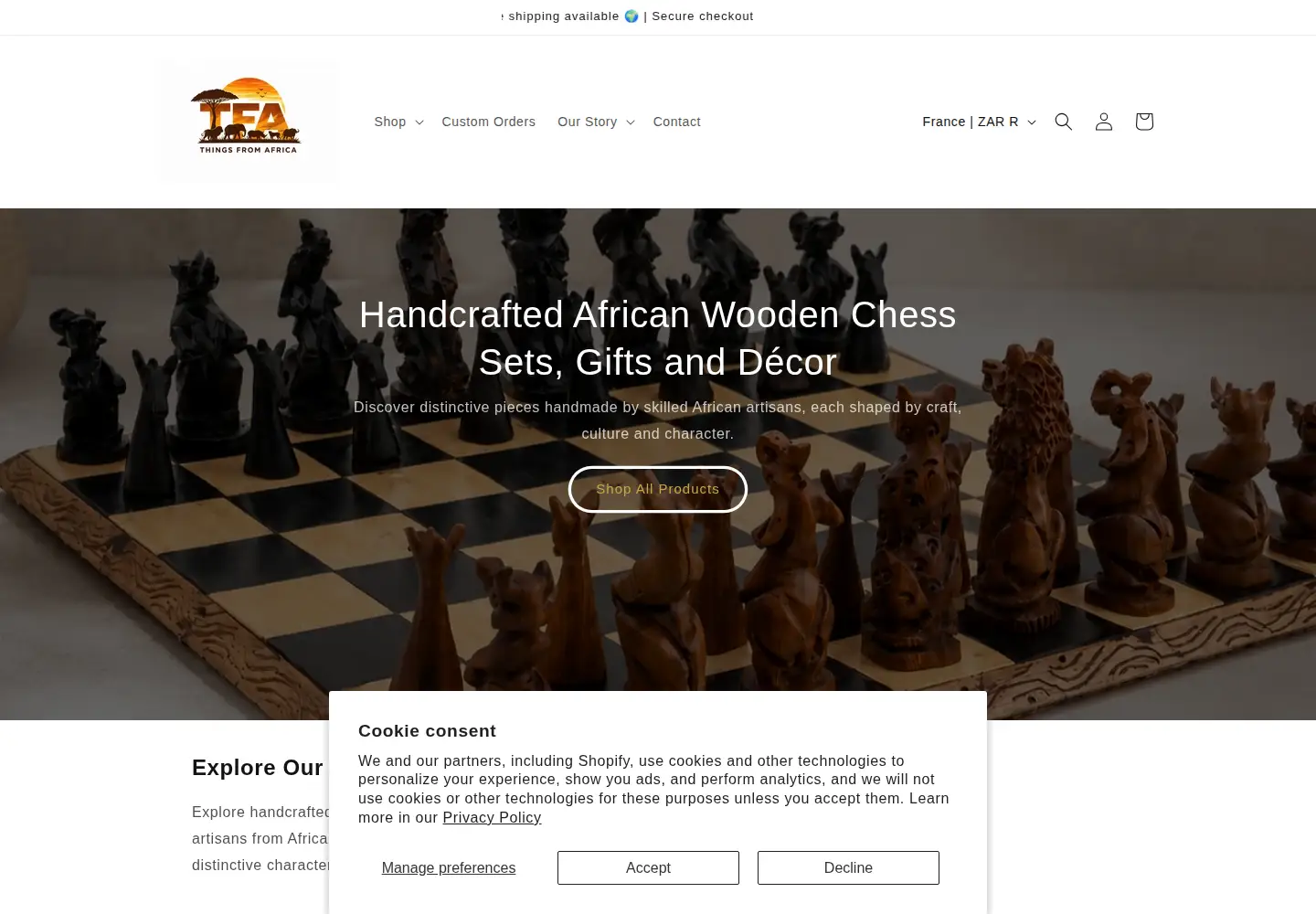 Captured homepage of chesssafari.com in the current scan