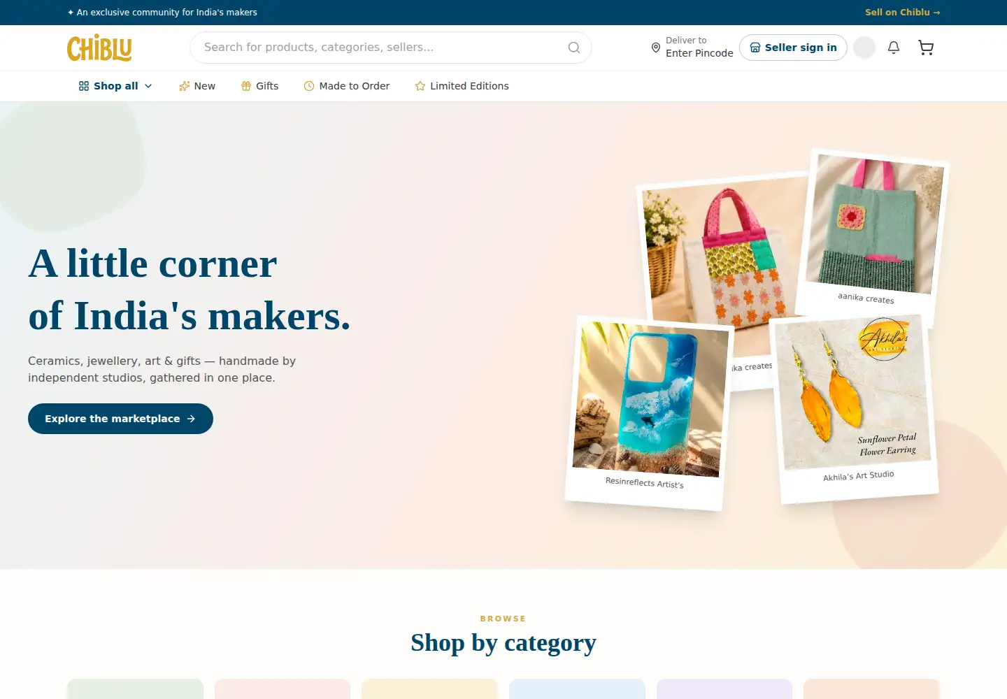 Screenshot of chiblu.com