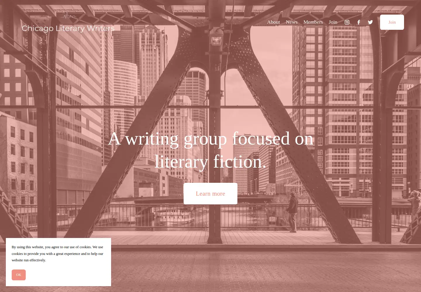 Screenshot of chicagoliterarywriters.com