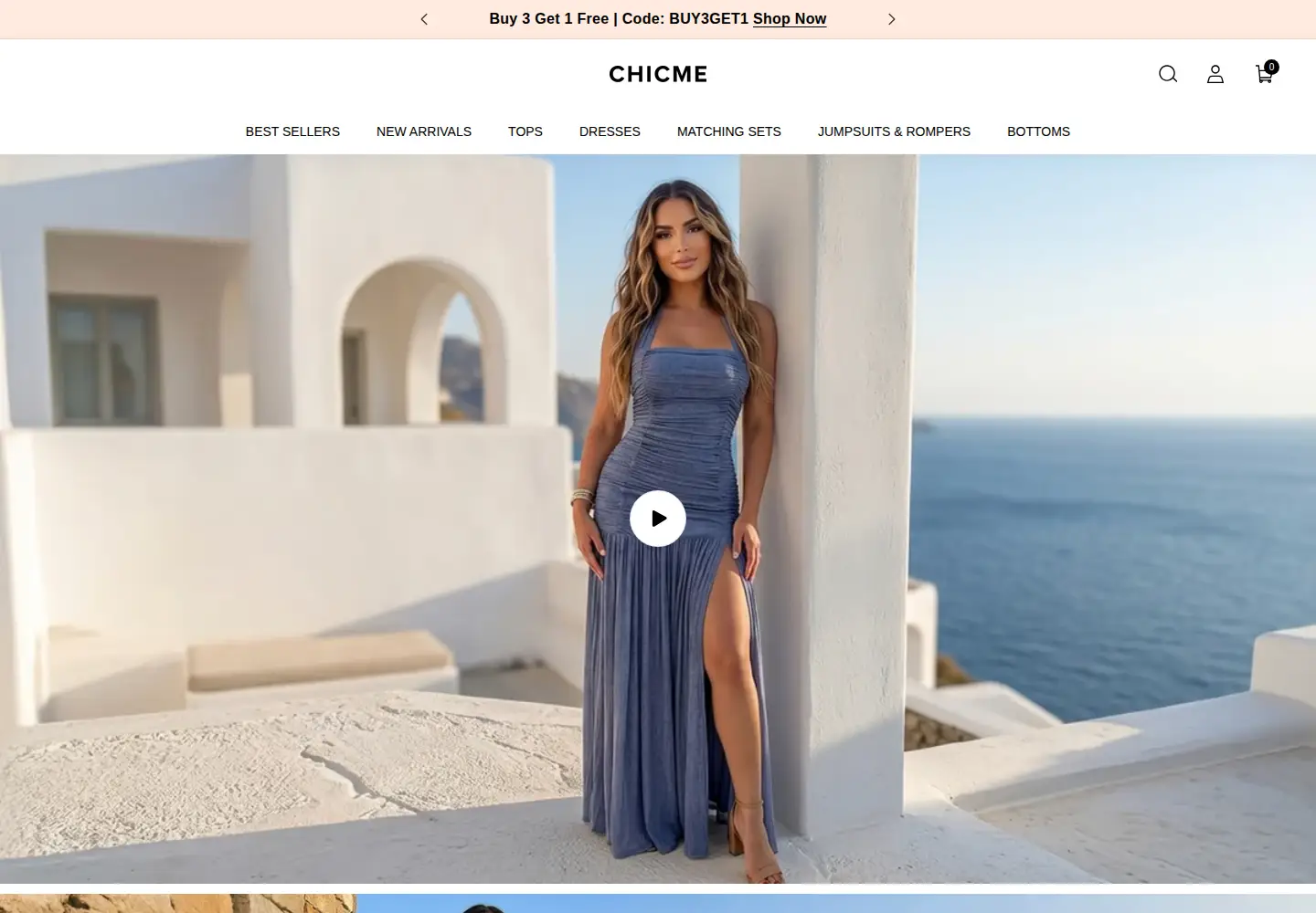 Screenshot of chicmelive.com