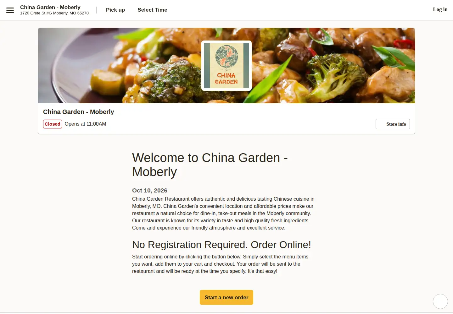 Screenshot of chinagardenmoberlymo.com