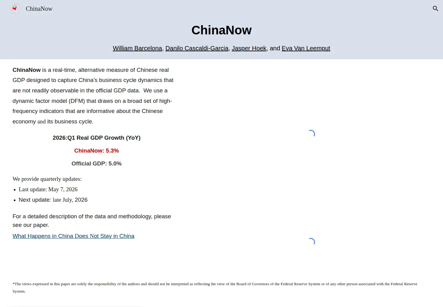 Captured homepage of chinanowcast.com in the current scan