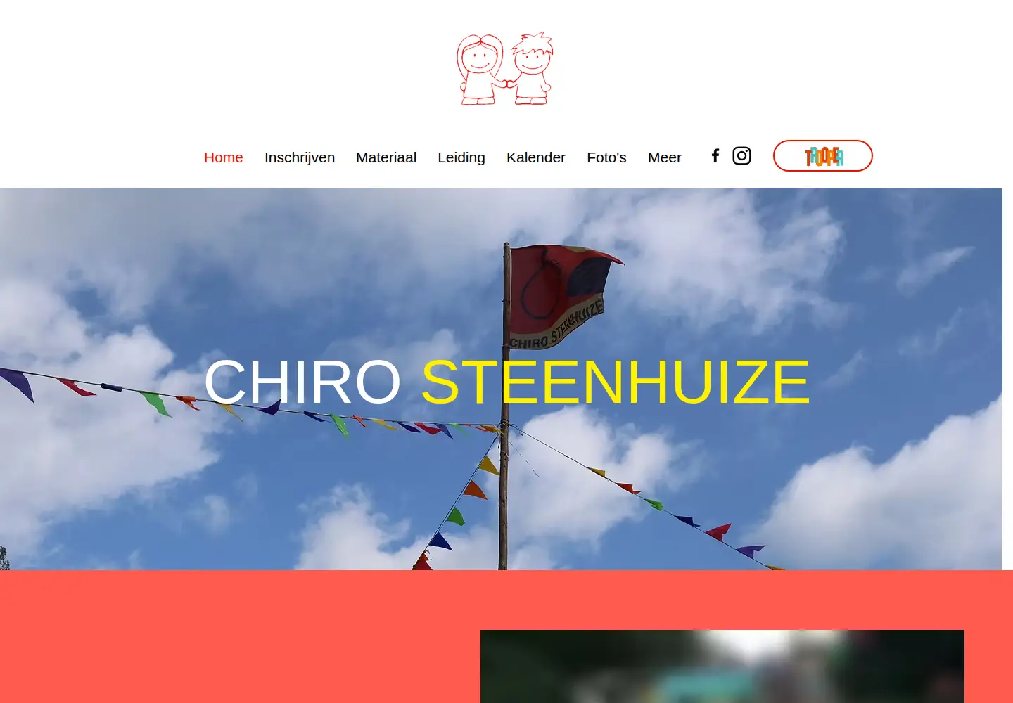 Captured homepage of chirosteenhuize.com in the current scan