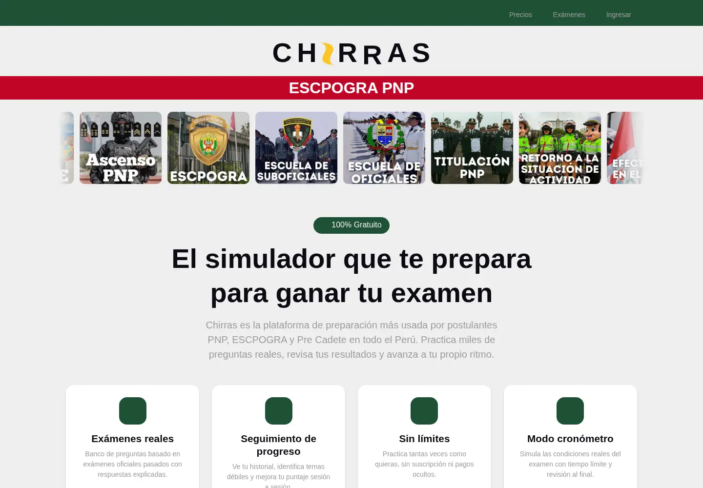 Screenshot of chirras.com
