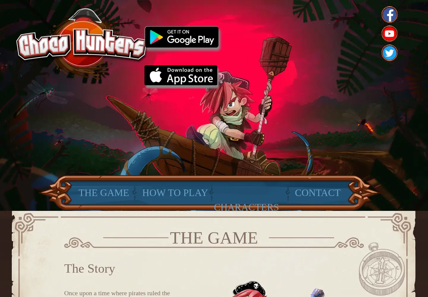 Screenshot of chocohunters.com