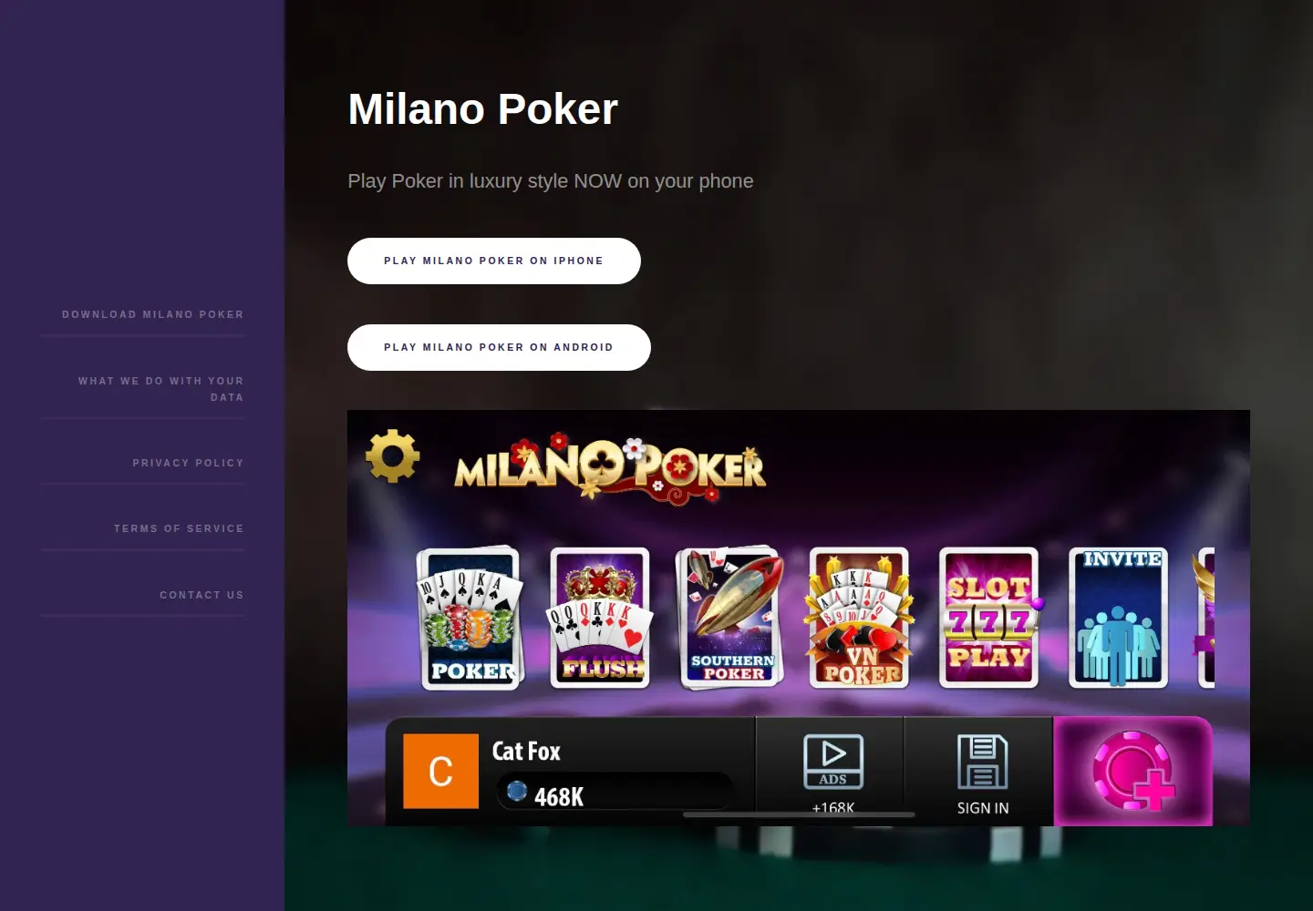 Captured homepage of choibaionlinemilano.com in the current scan