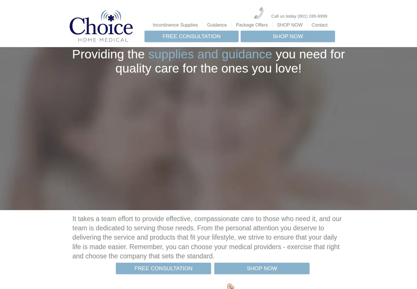 Screenshot of choicehme.com