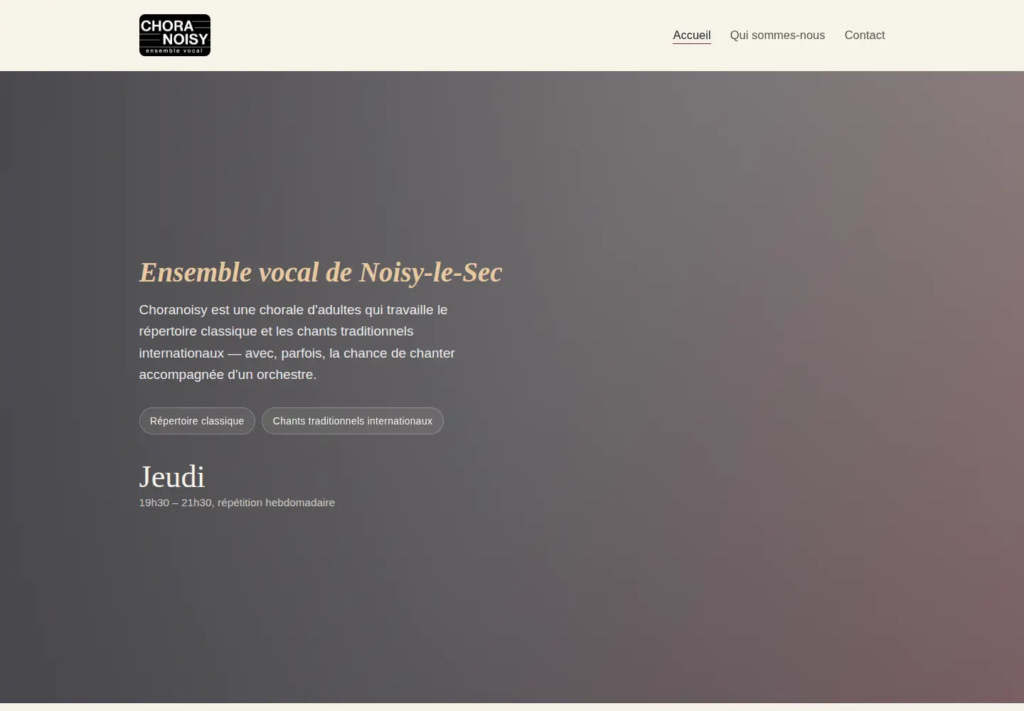 Screenshot of choranoisy.com