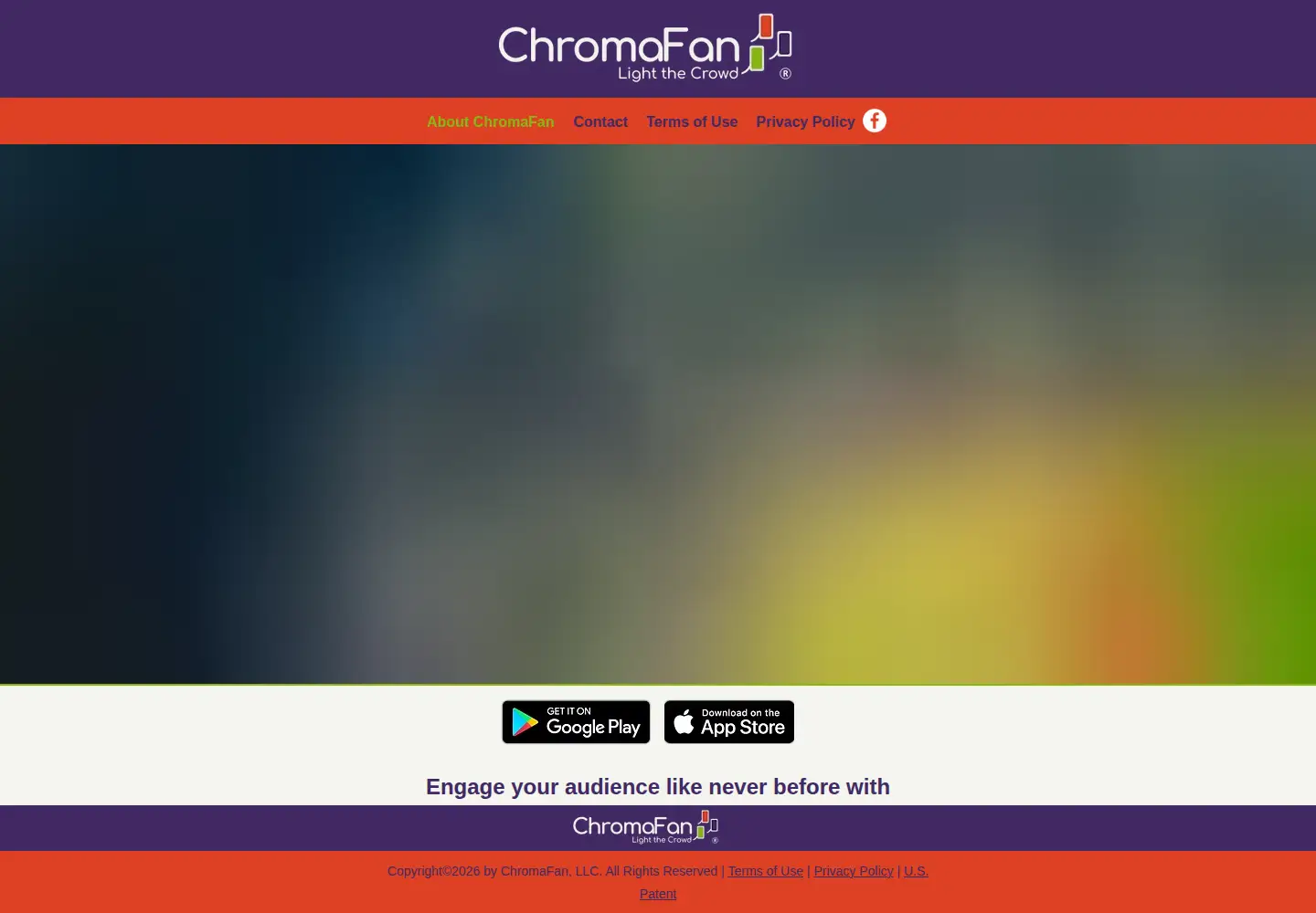 Captured homepage of chromafan.com in the current scan