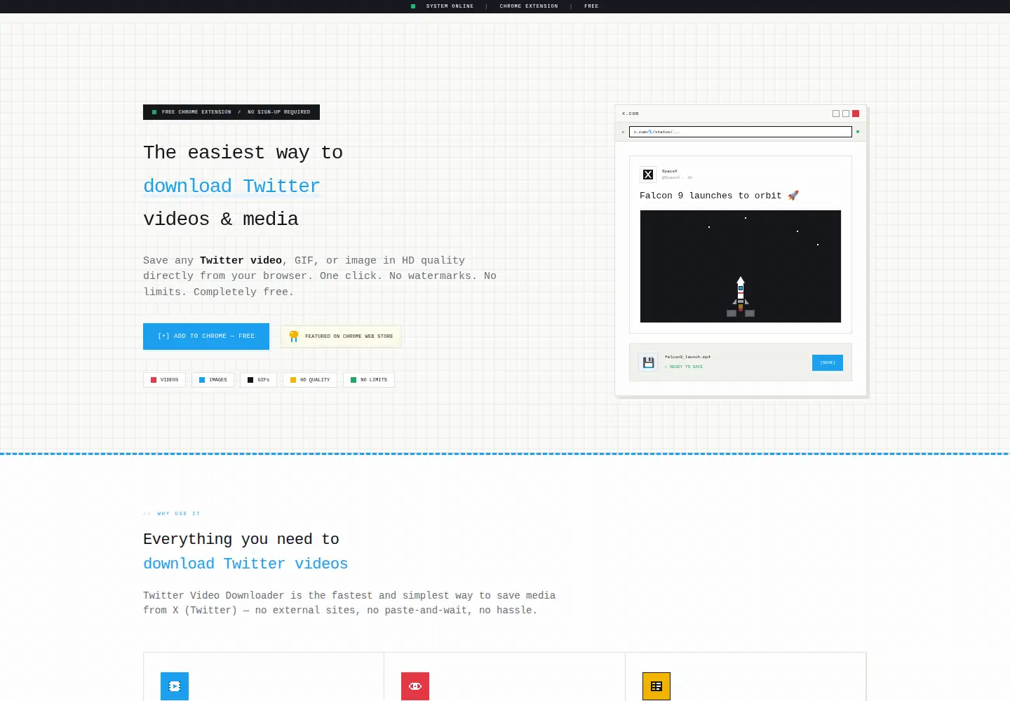Screenshot of chromevideodownloader.com