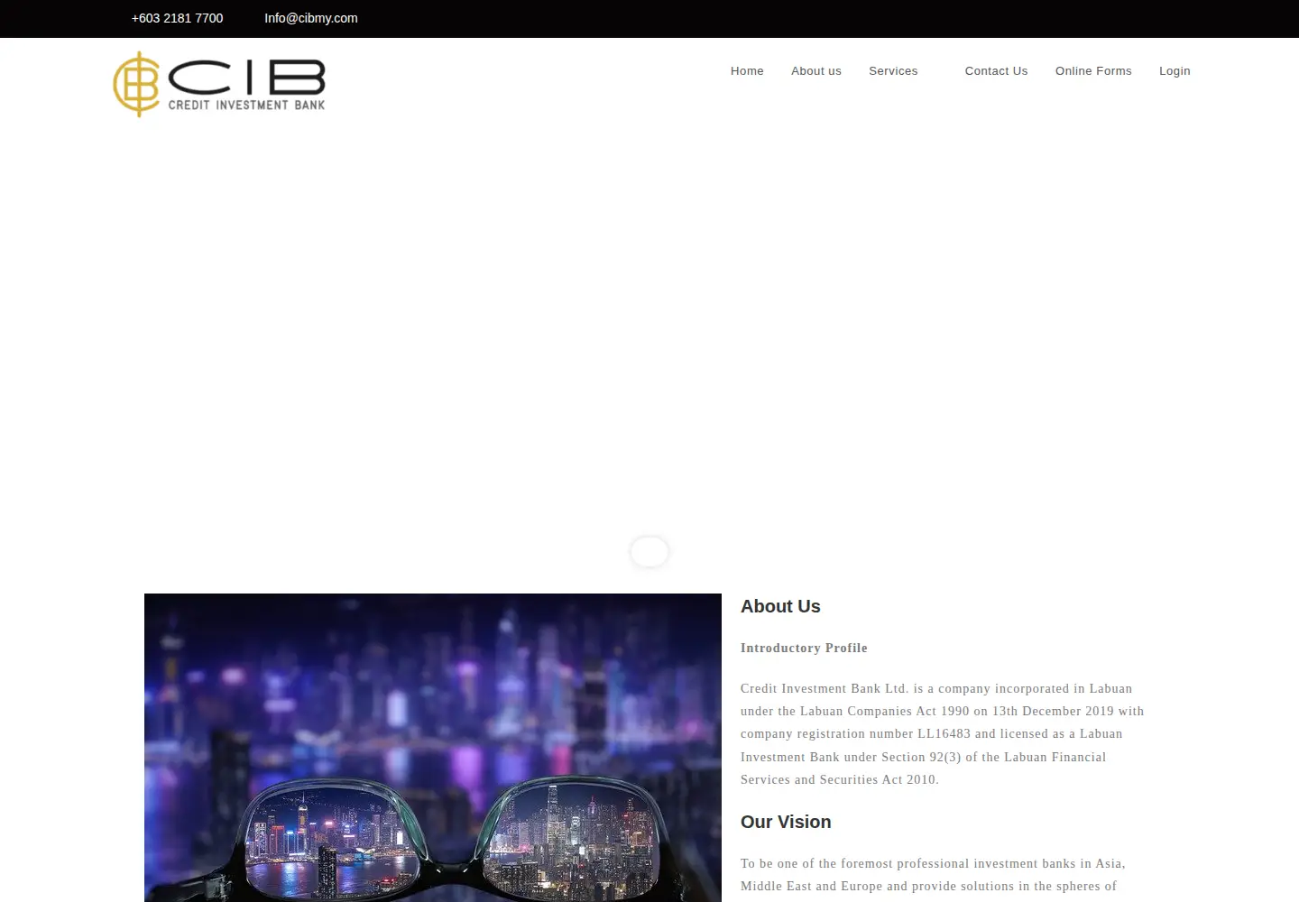 Screenshot of cibmy.com