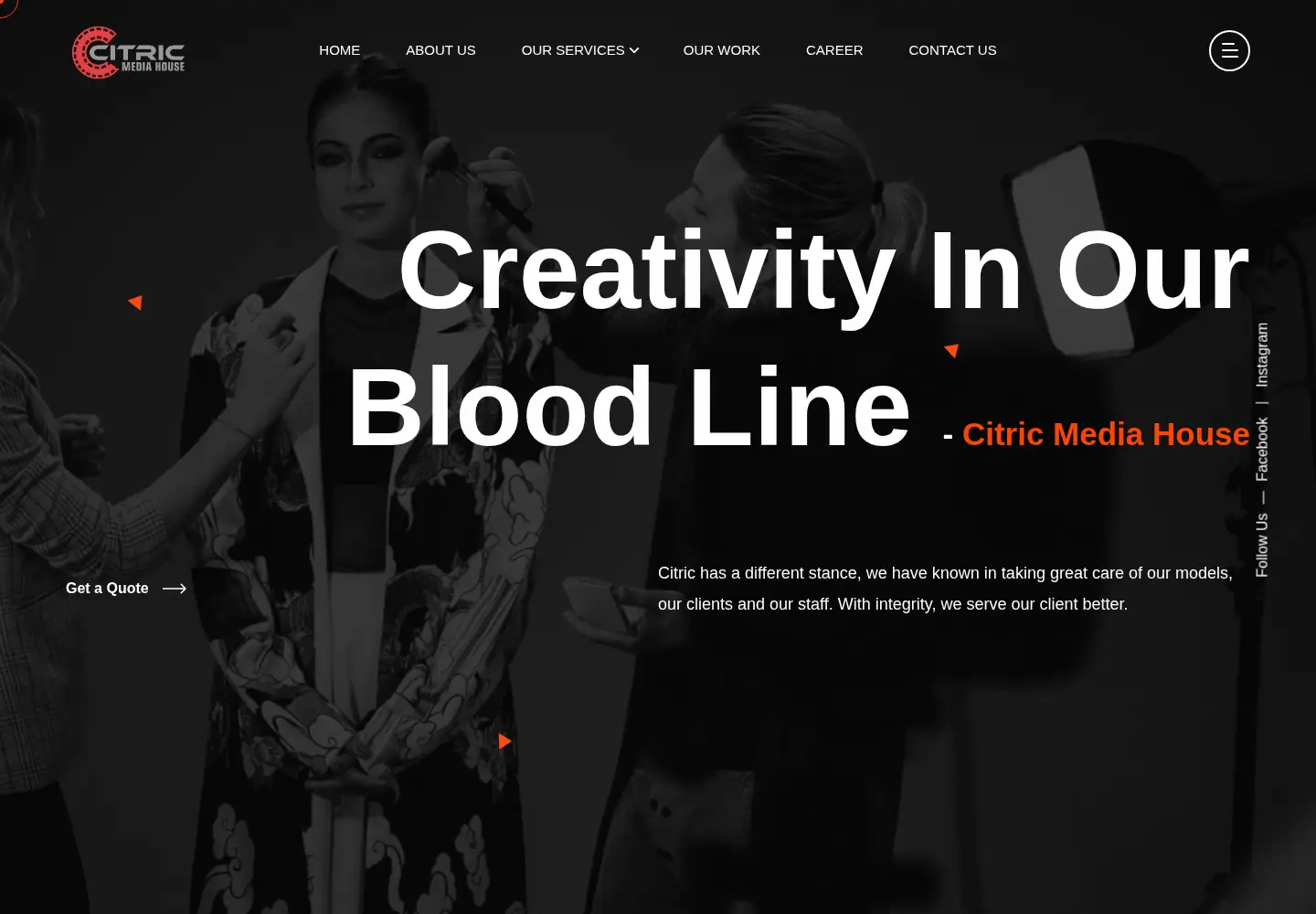 Screenshot of citricmediahouse.com