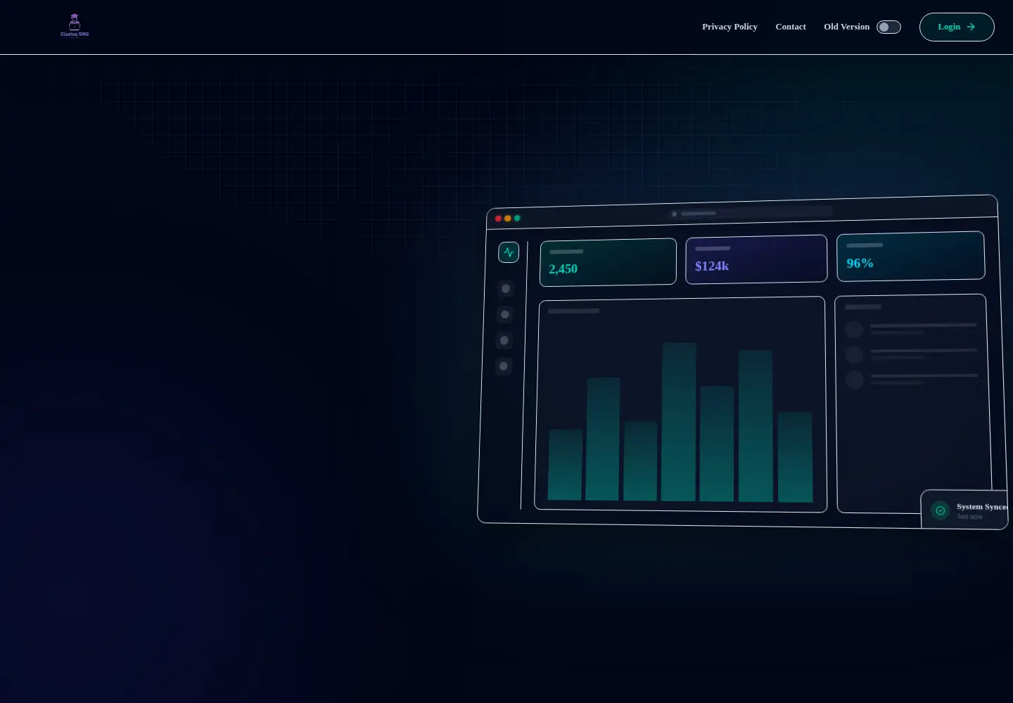 Screenshot of clasteqsms.com