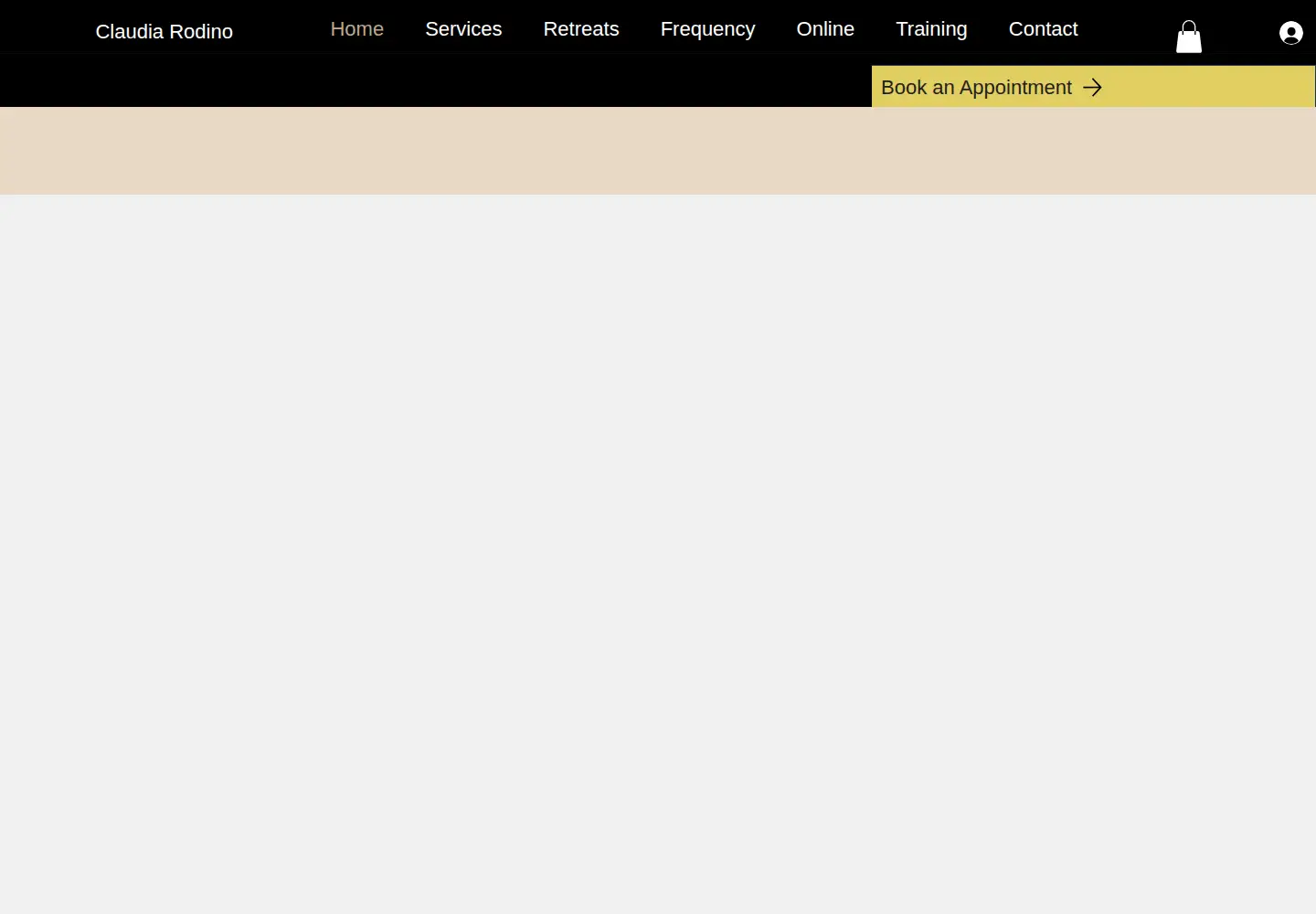 Screenshot of claudiarodino.com