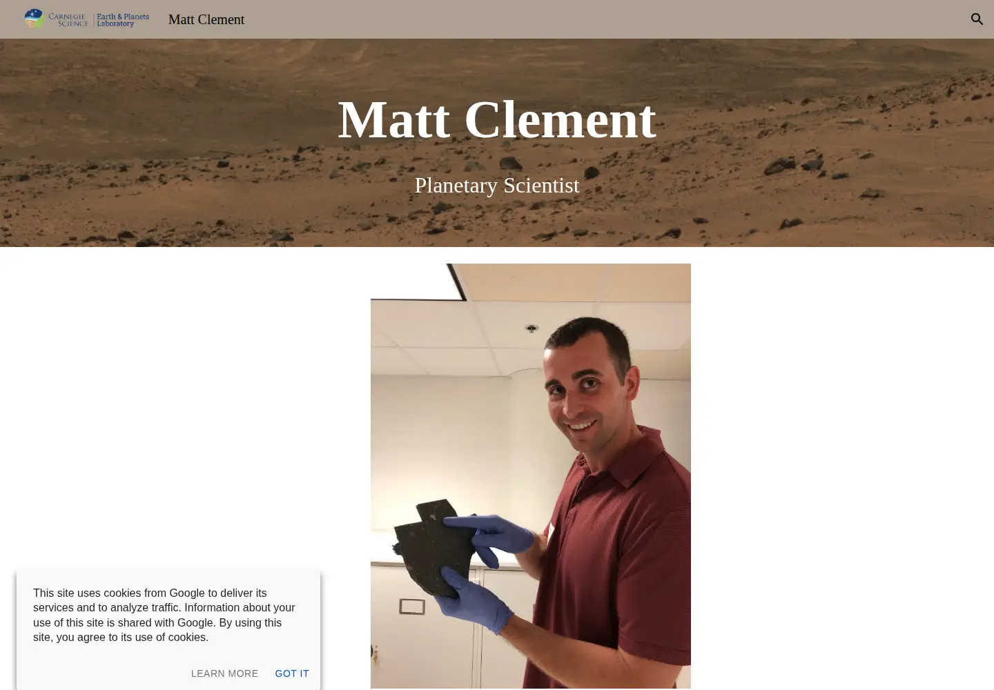 Screenshot of clementplanet.com