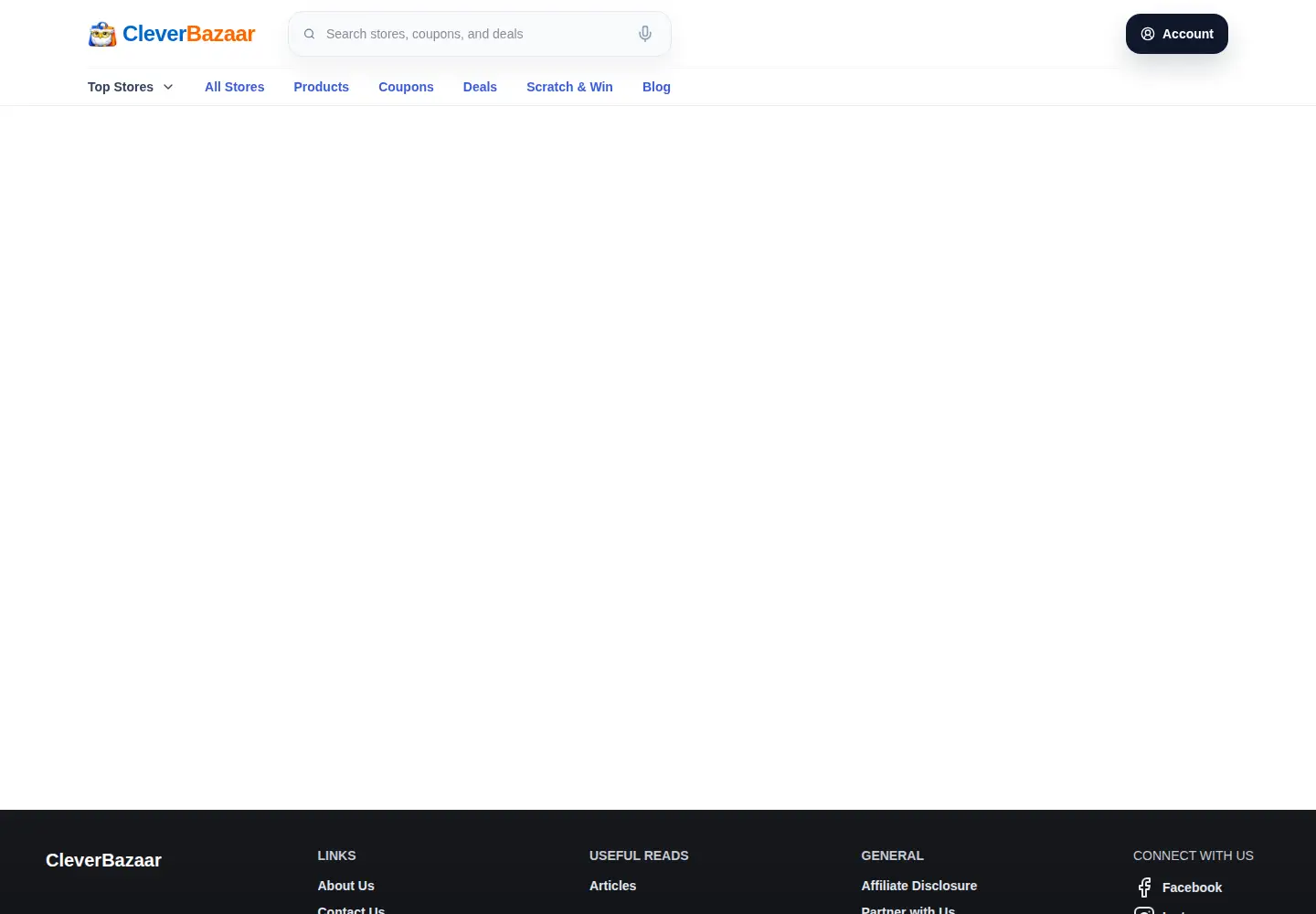 Screenshot of cleverbazaar.com