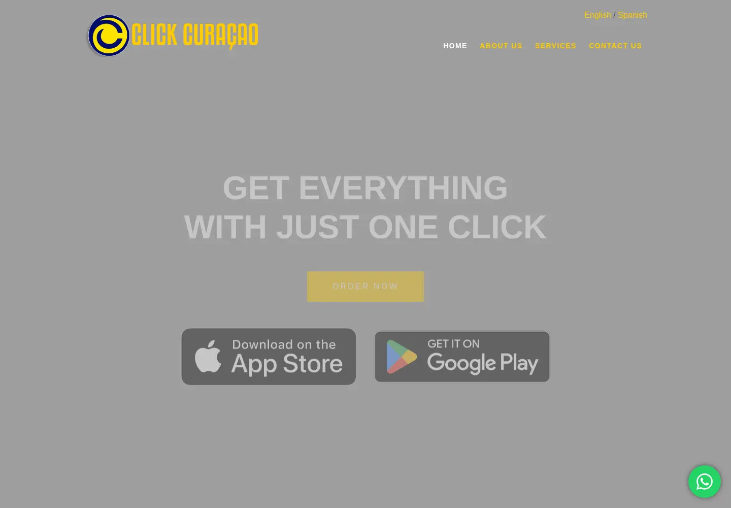 Screenshot of click-curacao.com