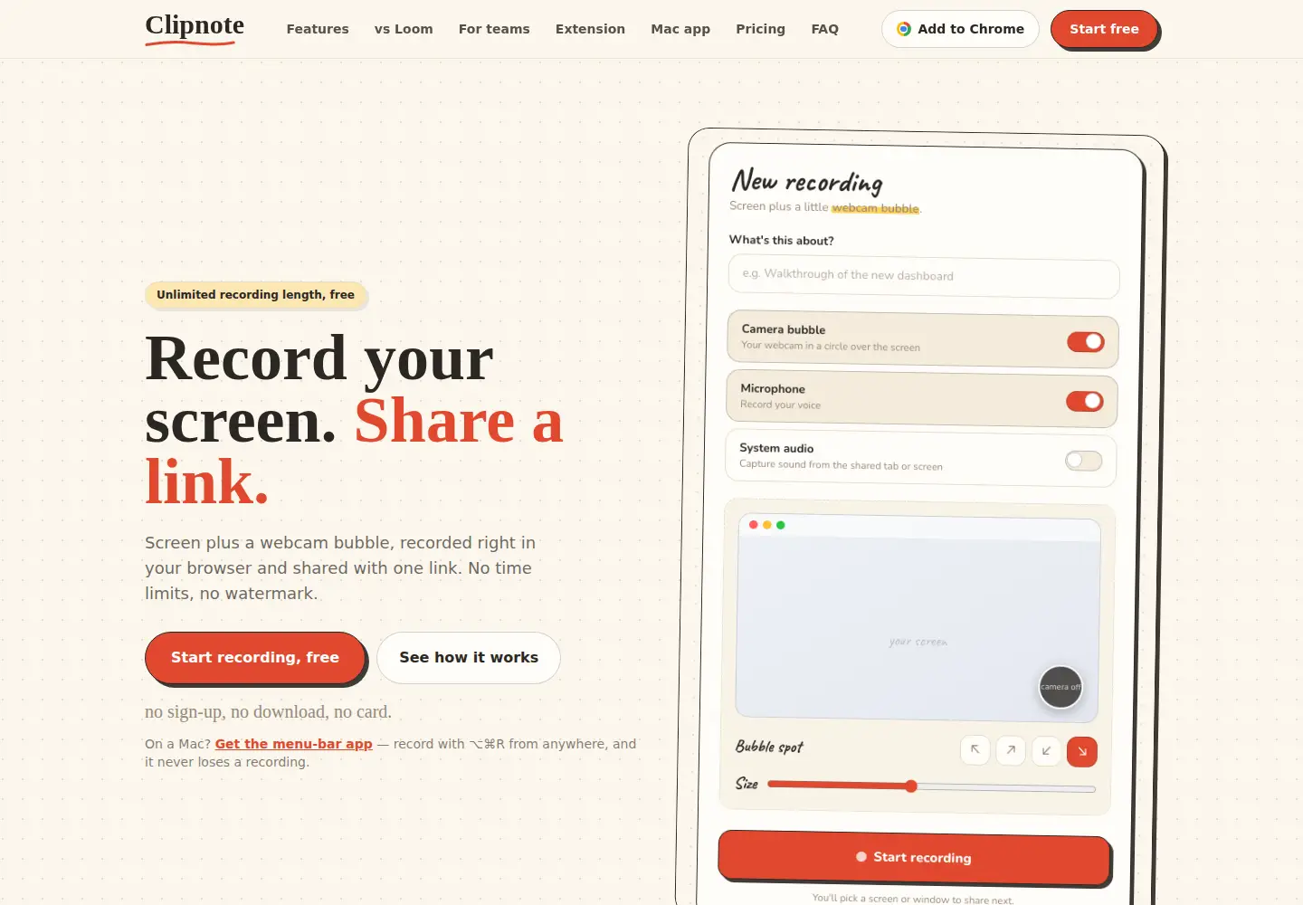 Captured homepage of clipnotehq.com in the current scan