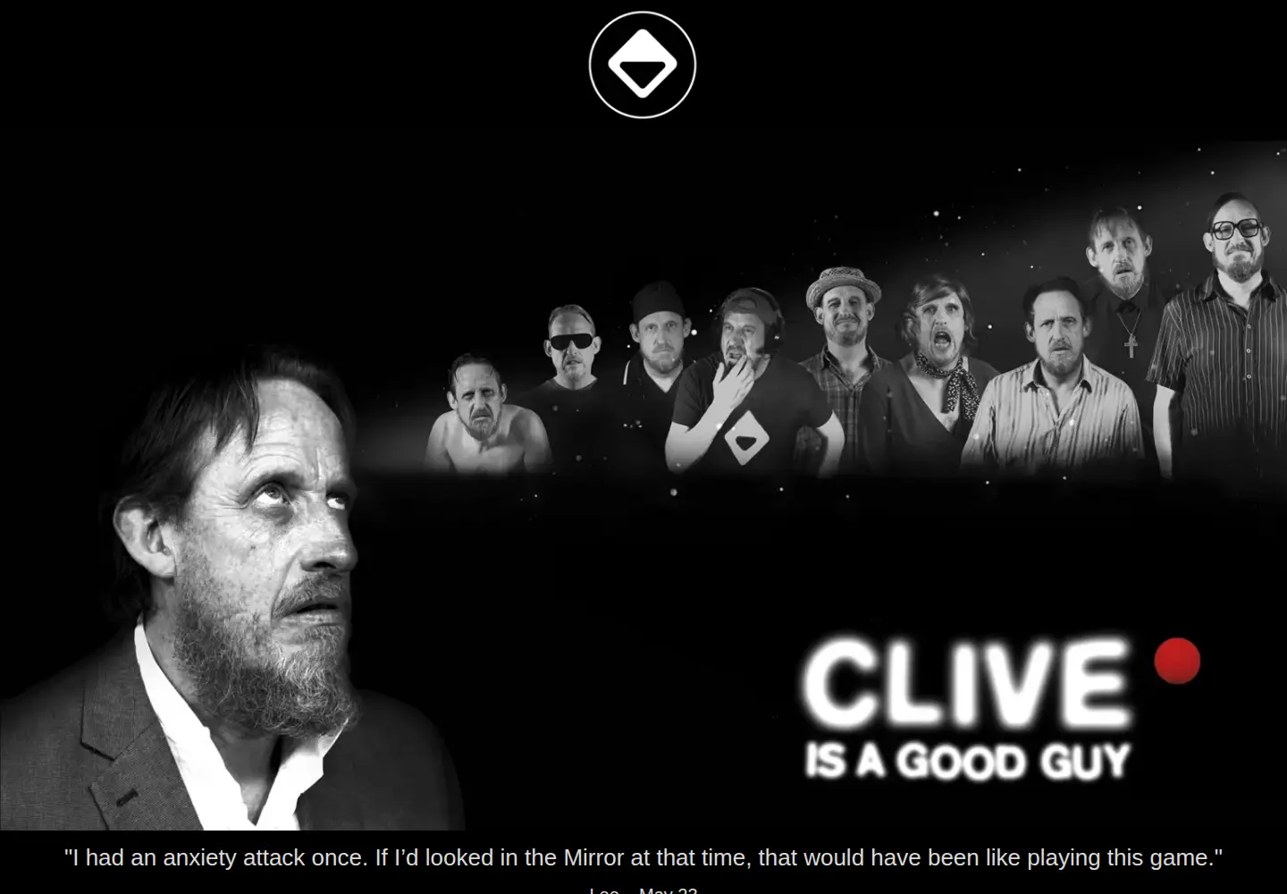 Captured homepage of cliveisagoodguy.com in the current scan