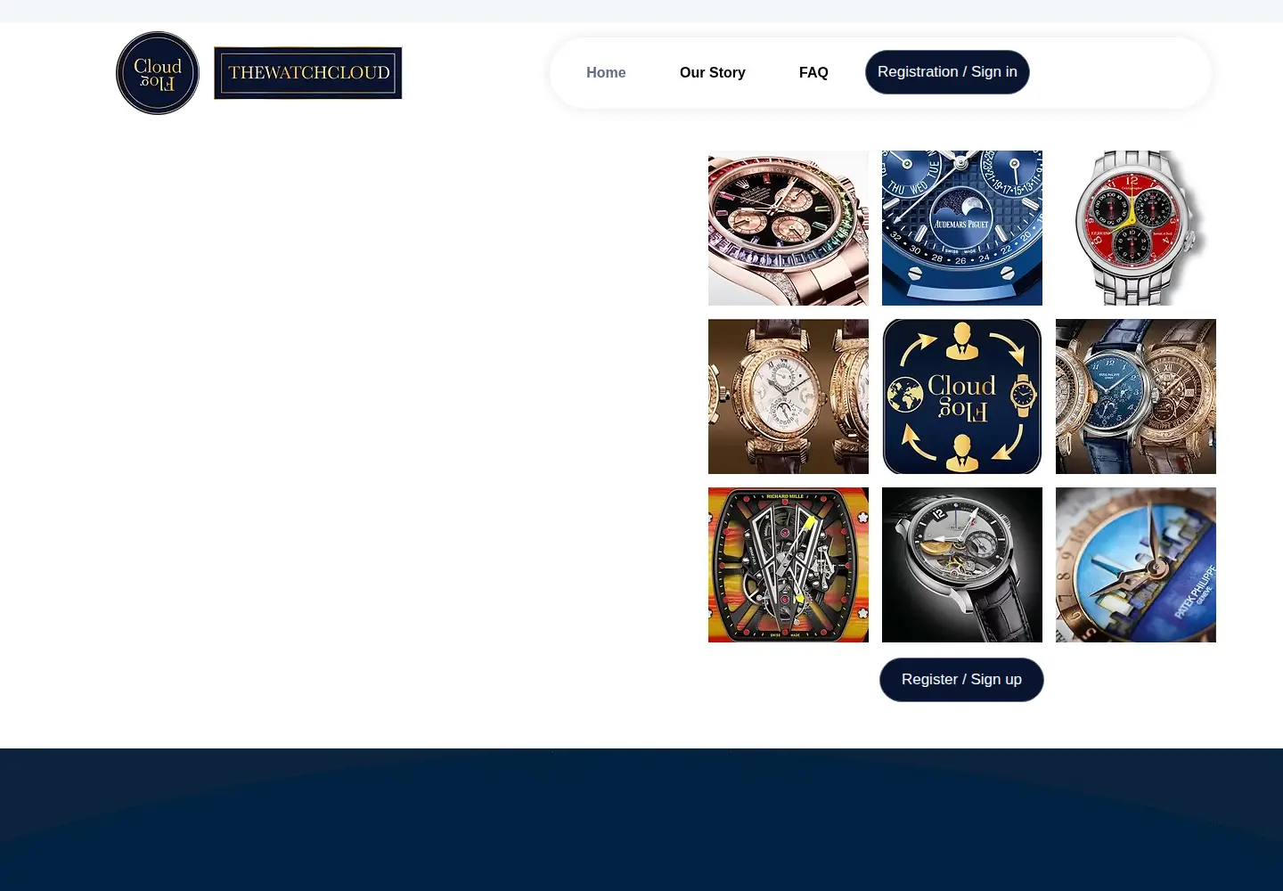 Screenshot of cloudflog.com