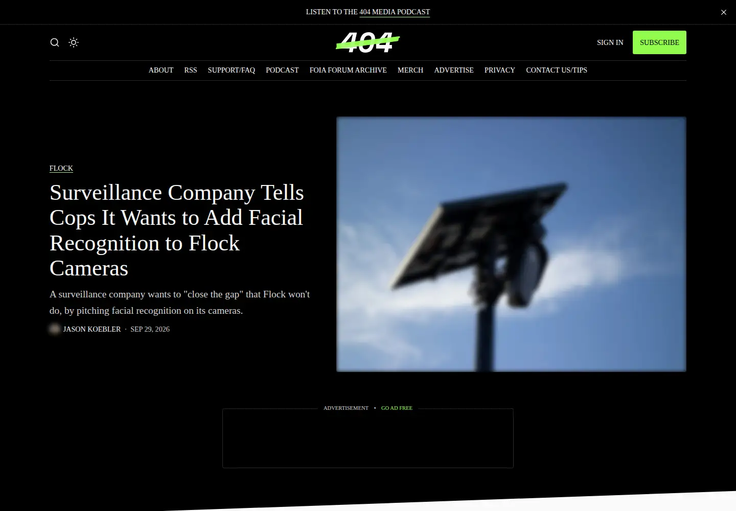 Screenshot of 404media.co
