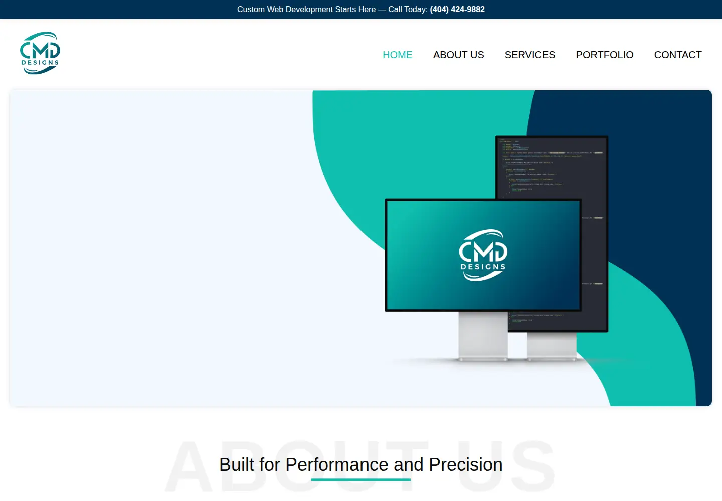 Screenshot of cmd-designs.com