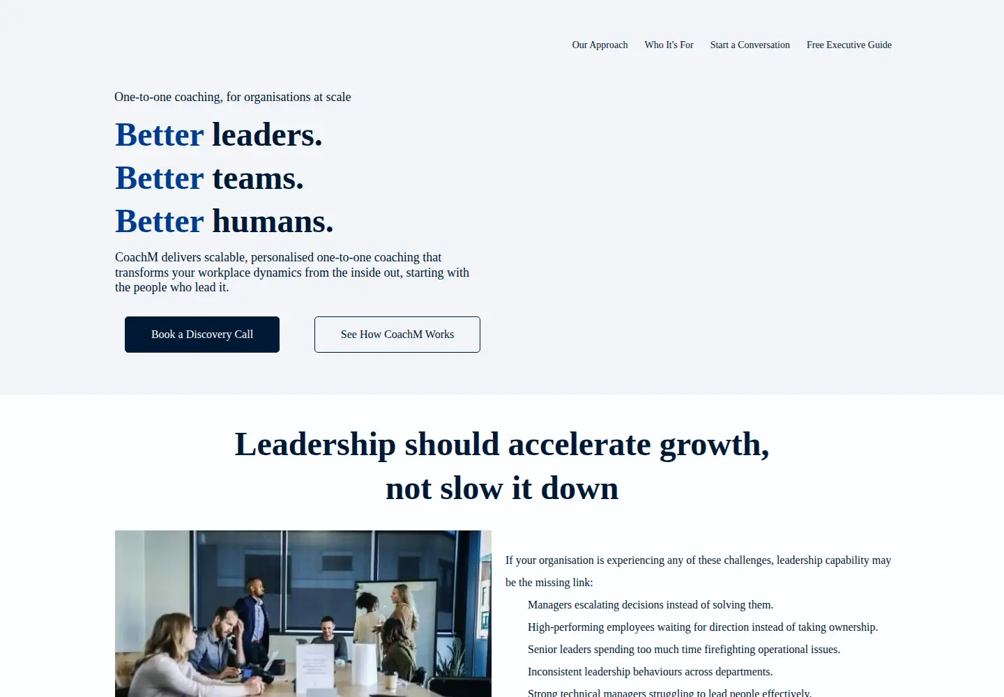 Captured homepage of coachingmalta.com in the current scan