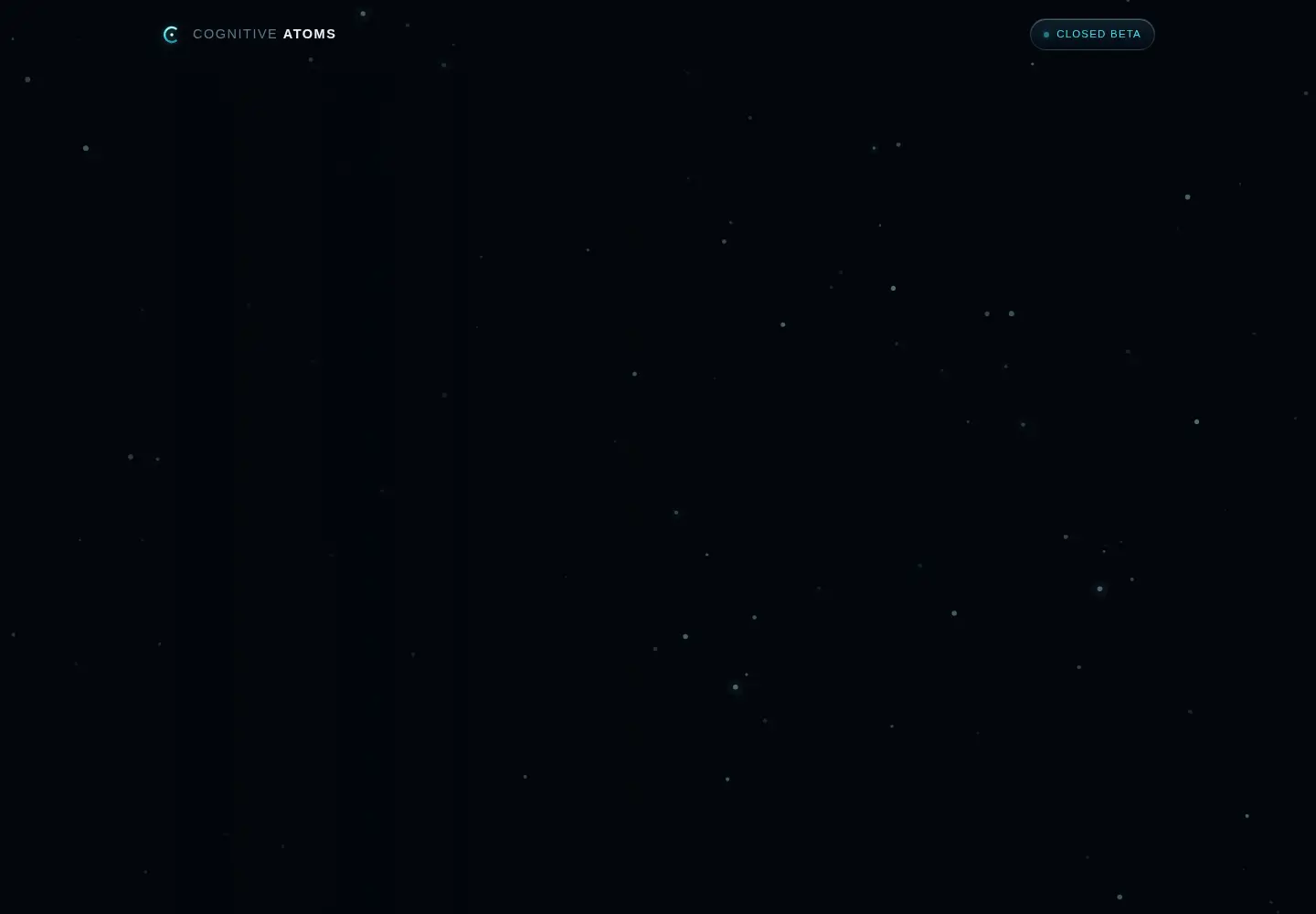 Captured homepage of cognitiveatoms.com in the current scan
