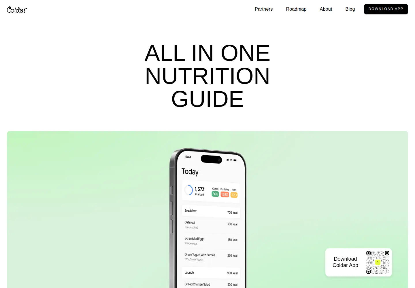 Captured homepage of coidar.com in the current scan