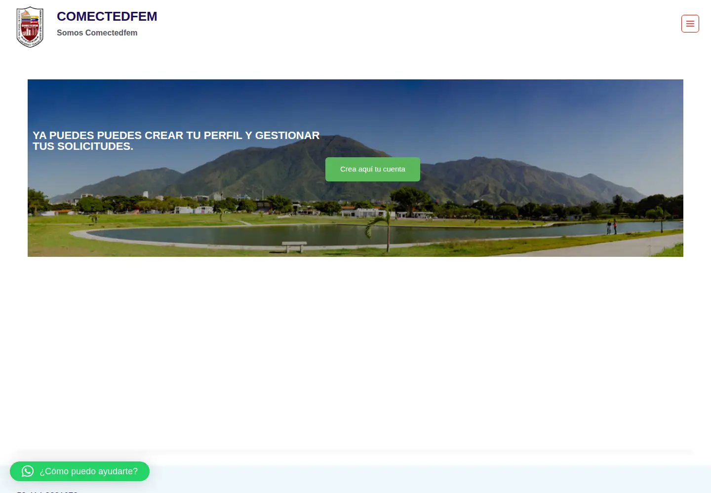 Screenshot of comectedfem.com