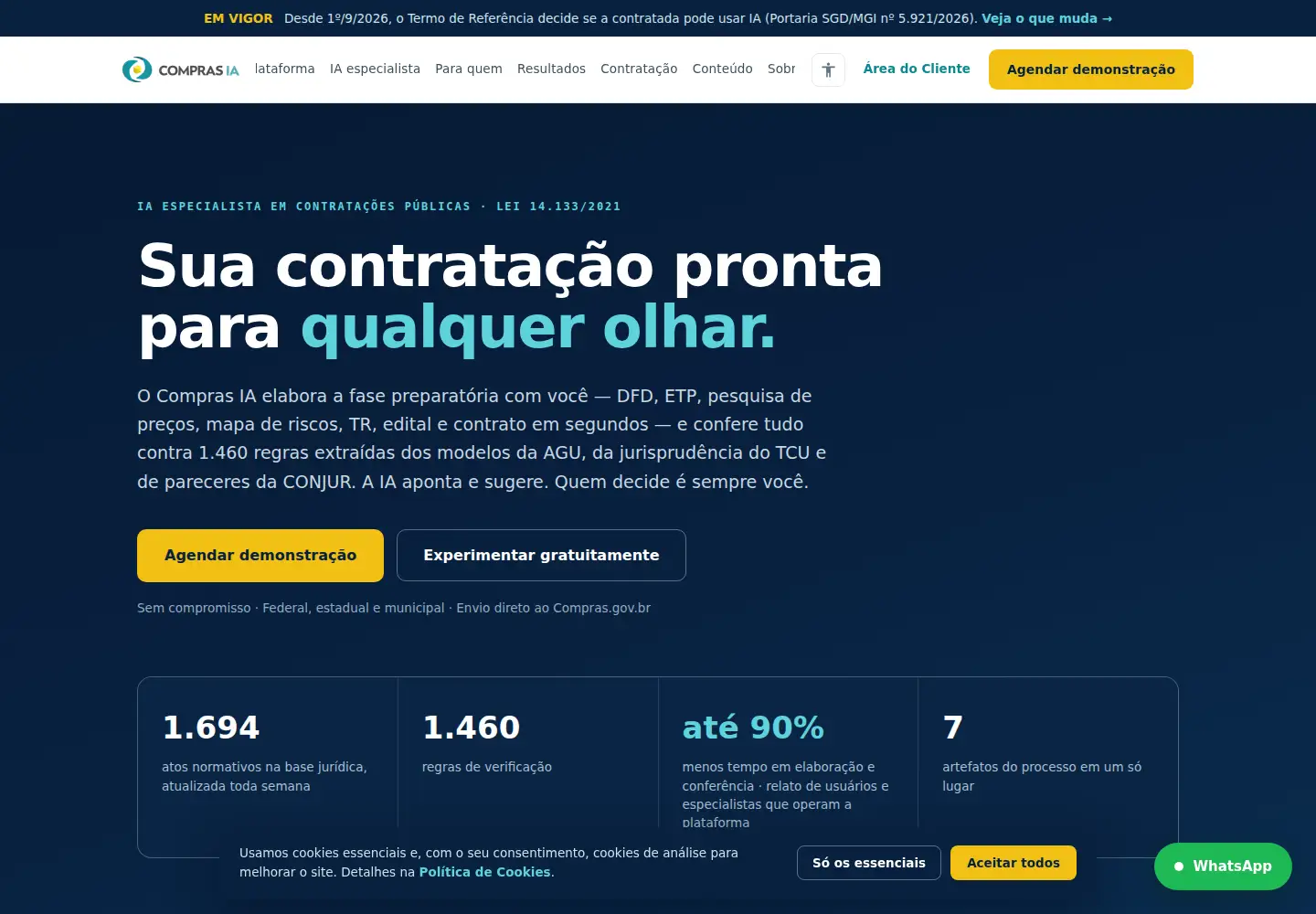 Screenshot of compras-ia.com