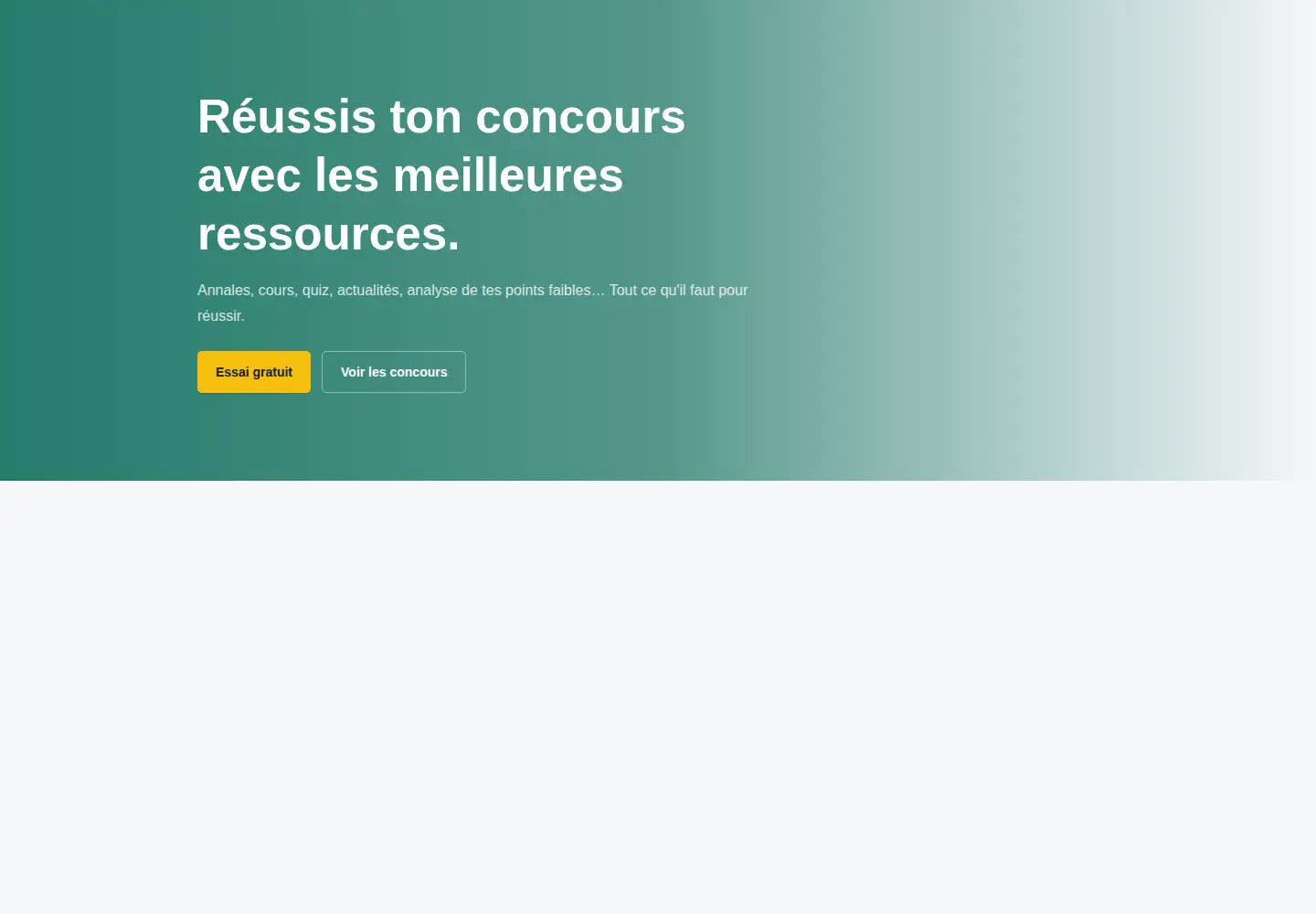 Screenshot of concourshub.com