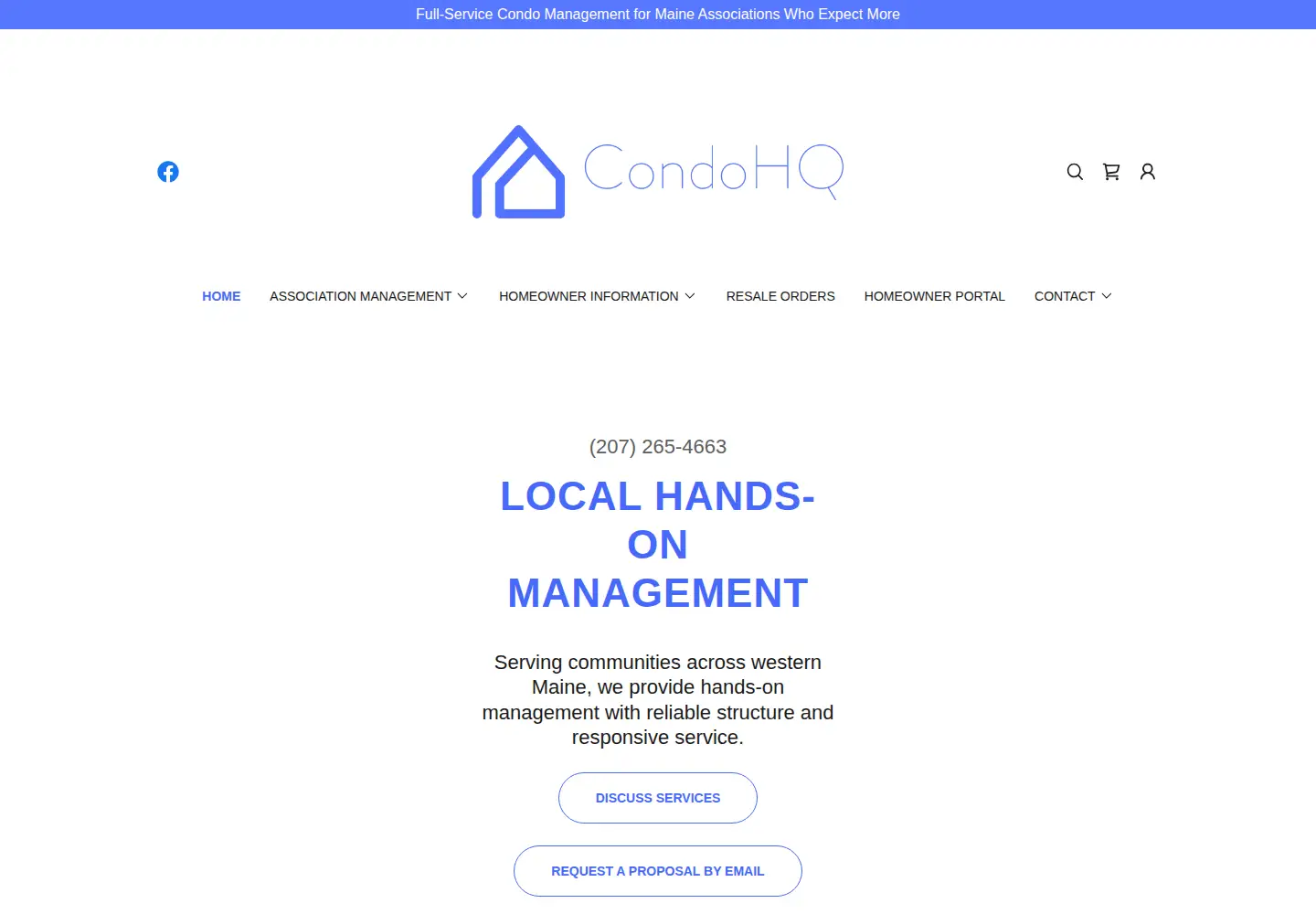 Screenshot of condohqs.com