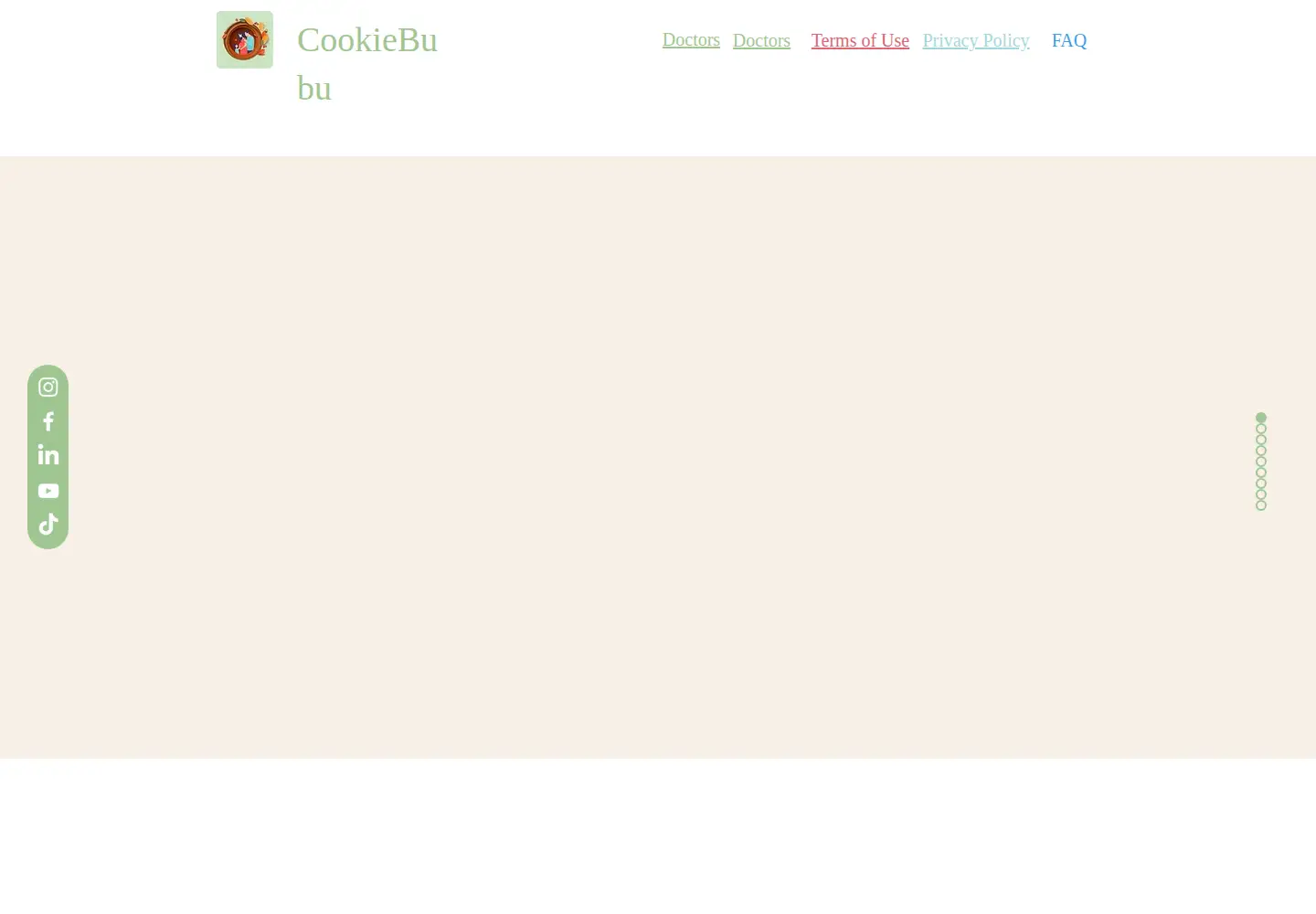 Screenshot of cookiebubu.com