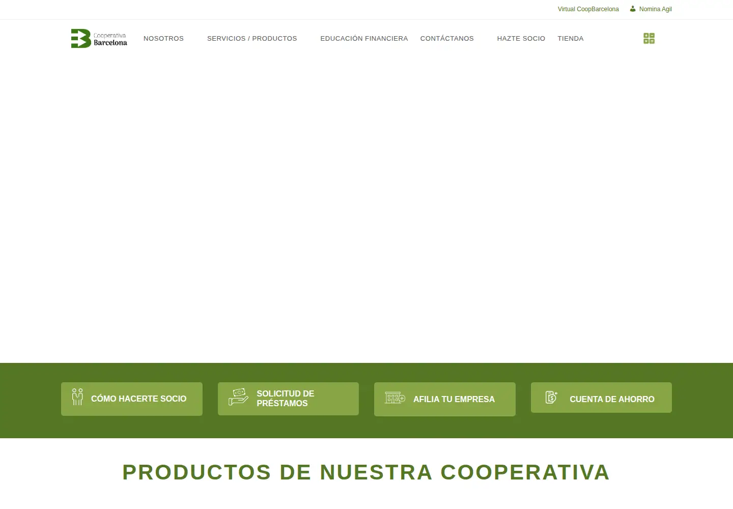 Screenshot of coopbarcelona.com